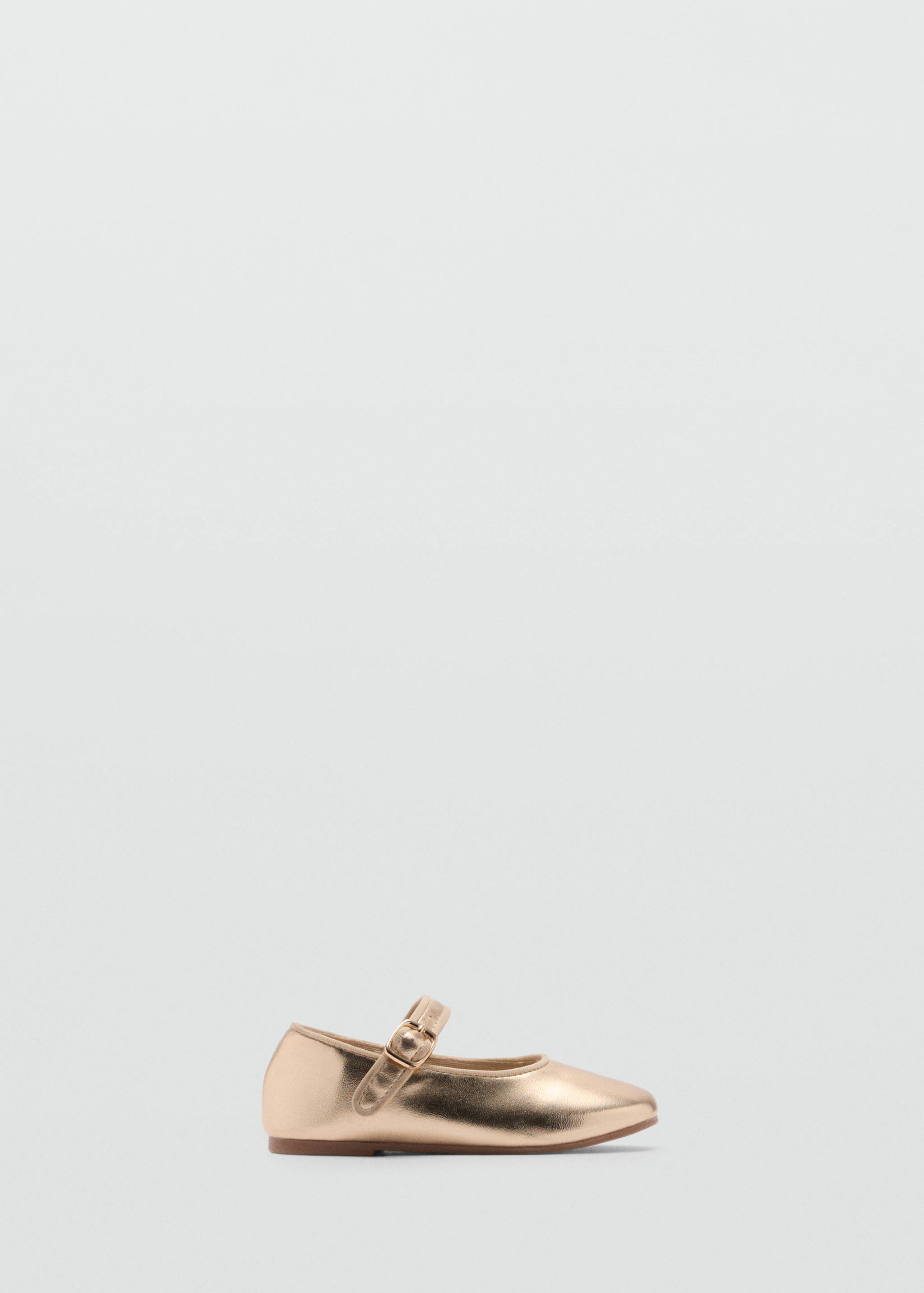 Ballet flats with metallic strap - Article without model
