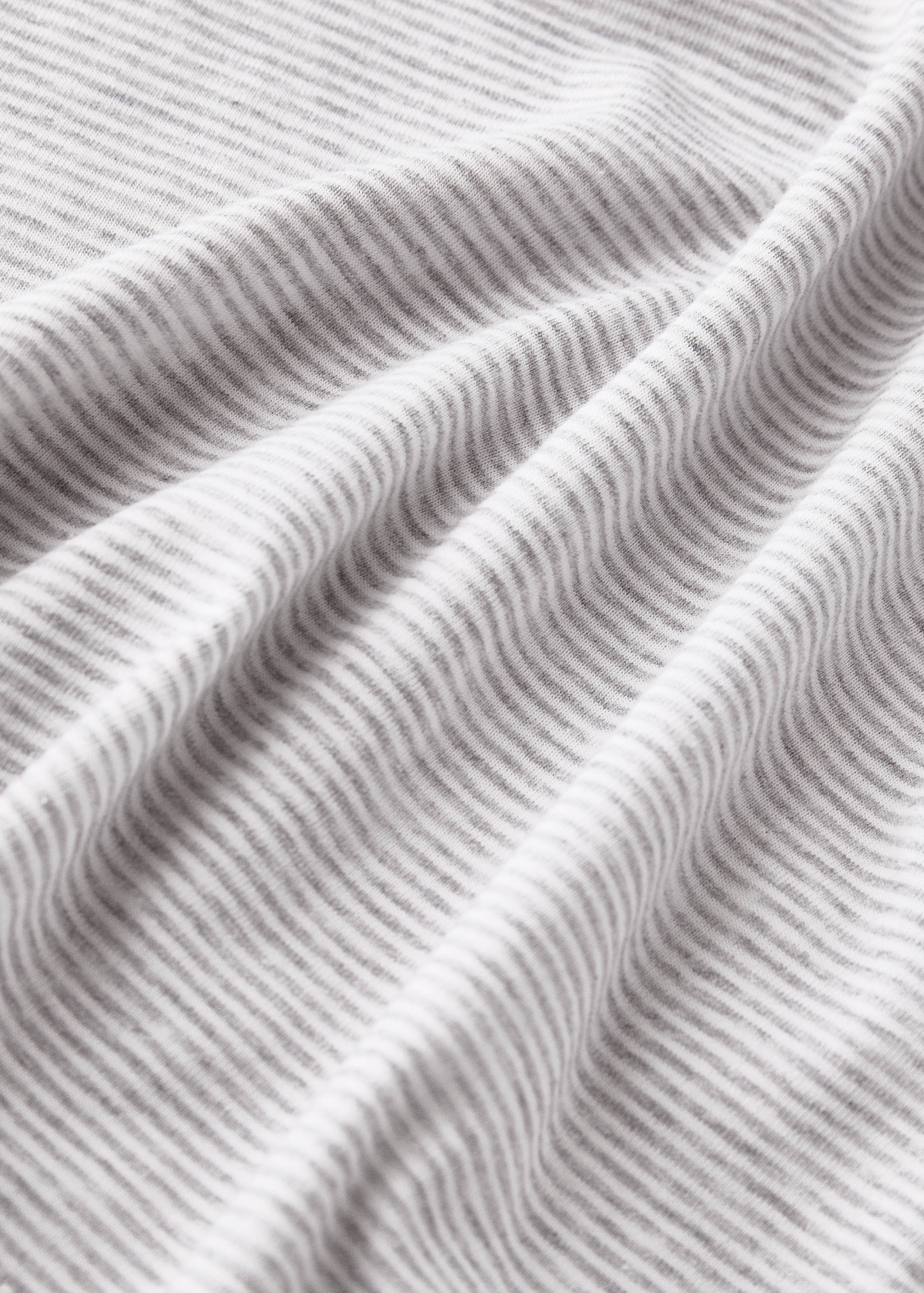 Cotton striped children's top sheet for 90cm bed - Details of the article 2
