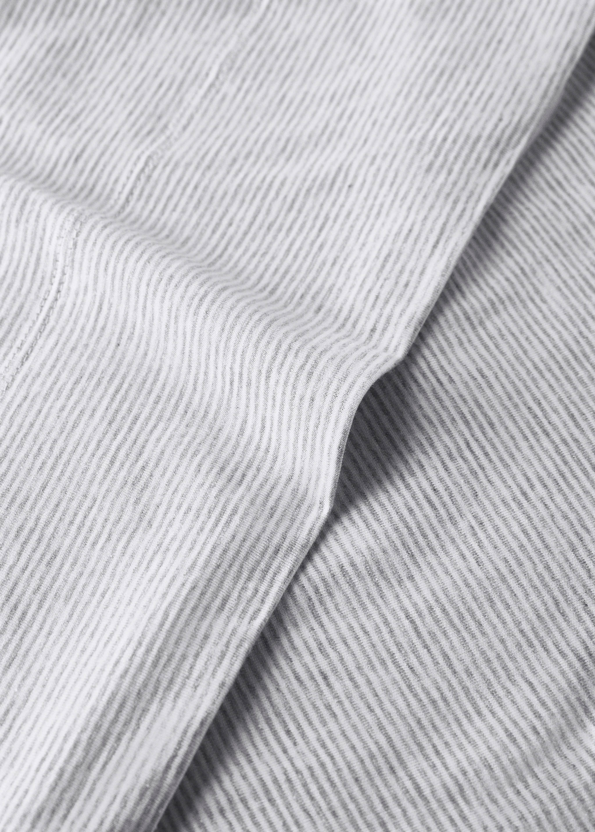 Cotton striped top sheet for cot - Details of the article 1