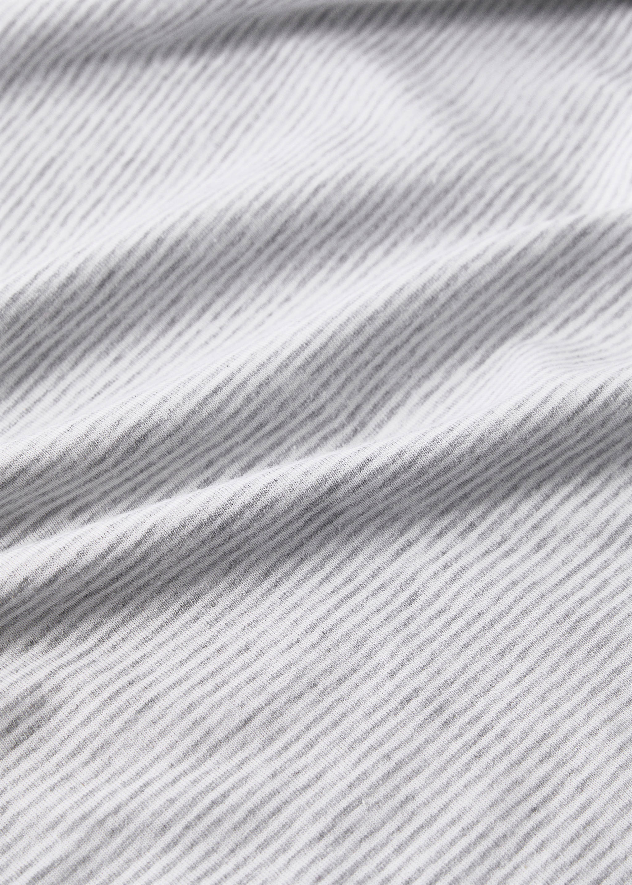 Cotton striped top sheet for cot - Details of the article 3