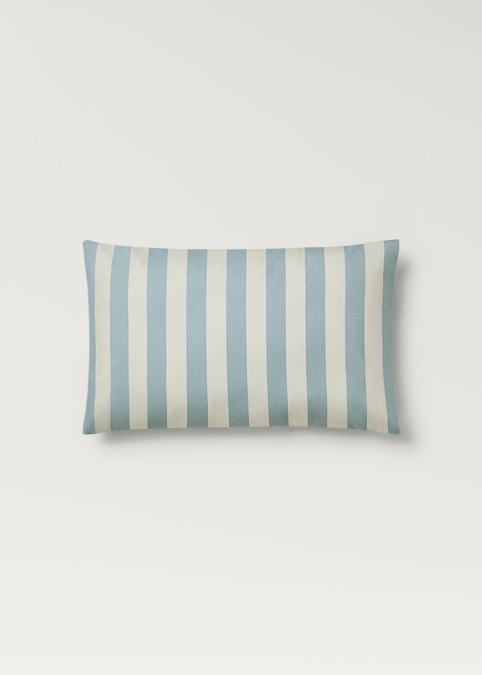 Cotton percale thick-striped children's pillowcase 30x50 cm - Article without model