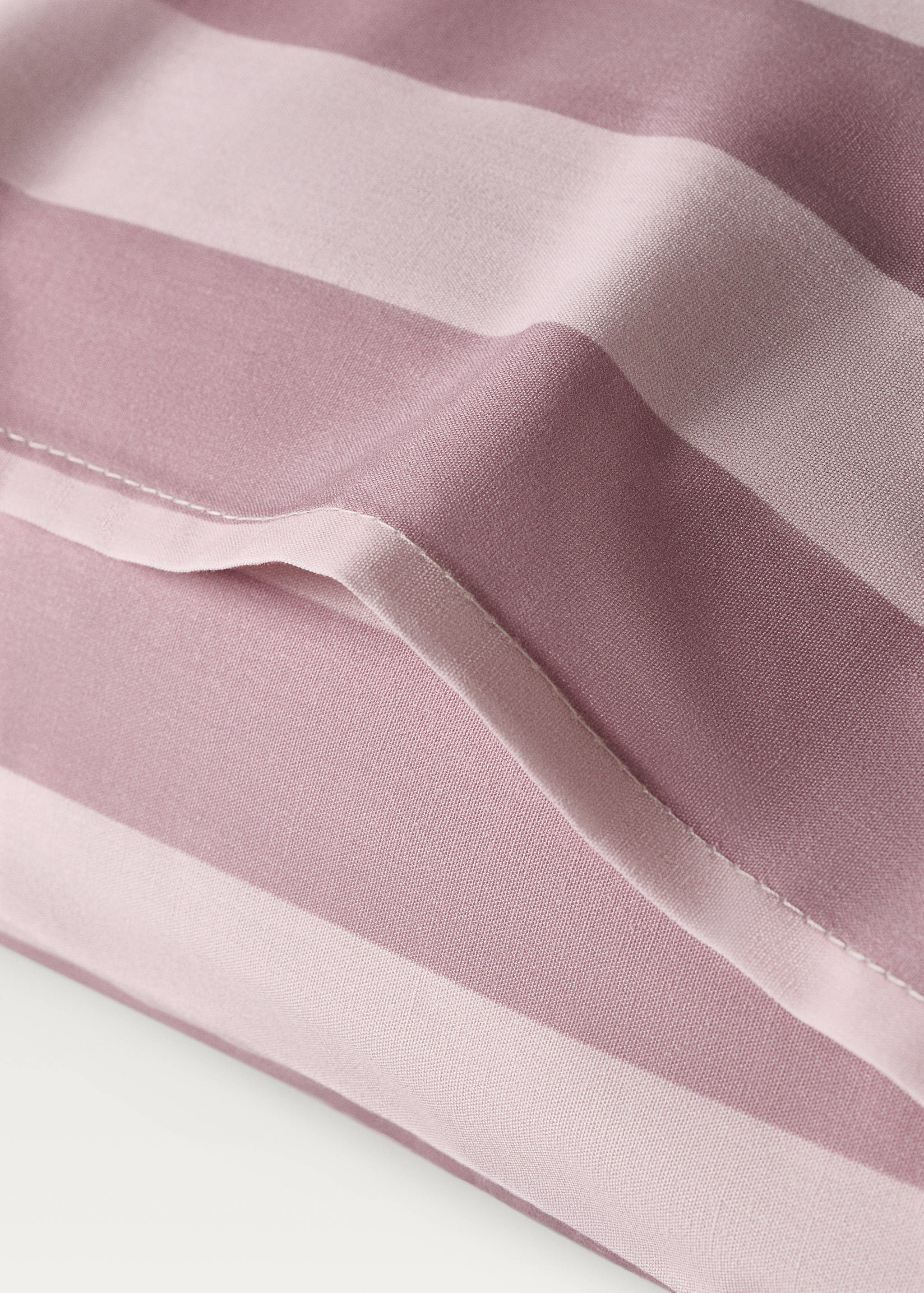 Cotton percale thick-striped children's pillowcase 30x50 cm - Details of the article 2