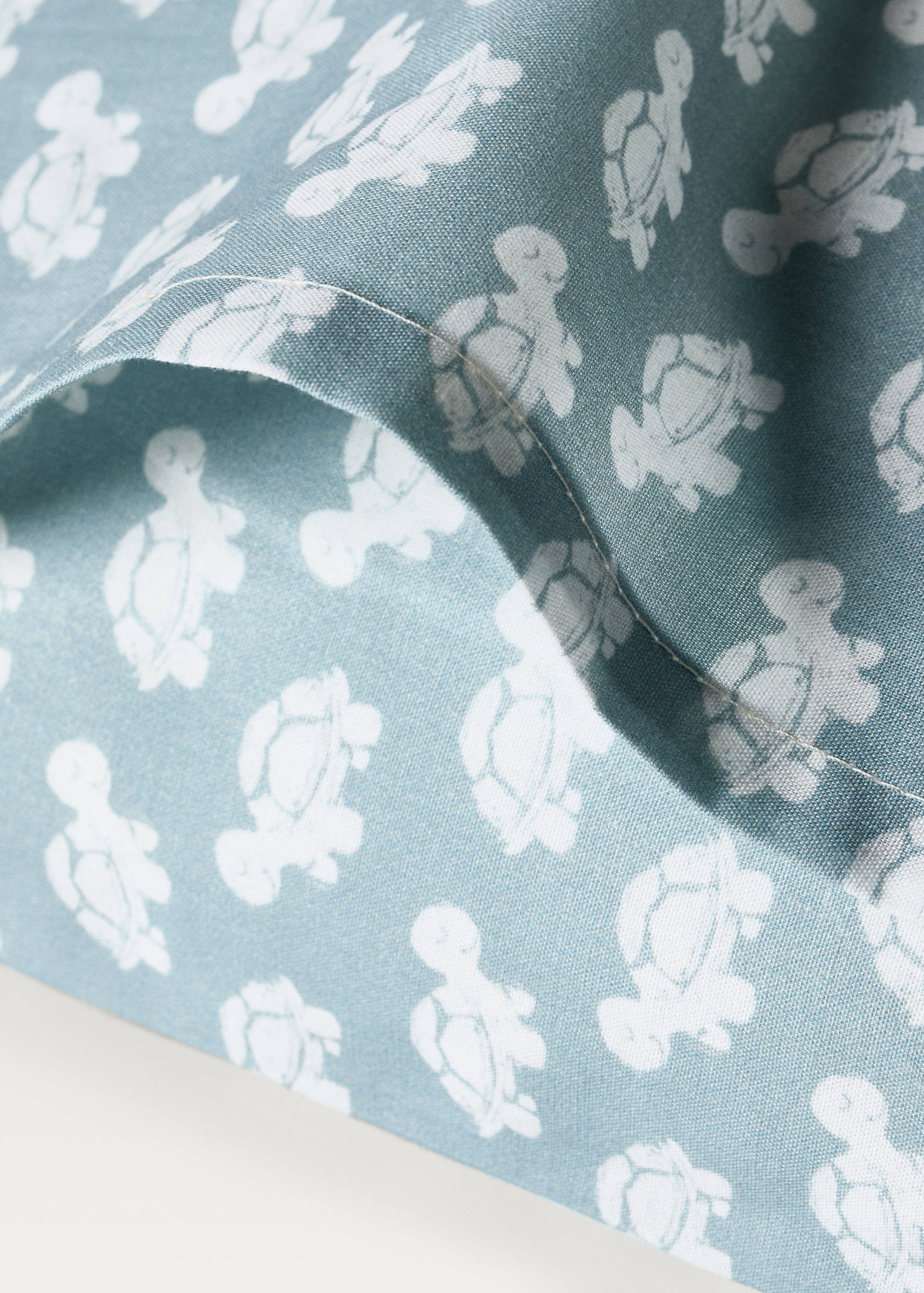 Cotton percale printed children's pillowcase 30x50 cm - Details of the article 1