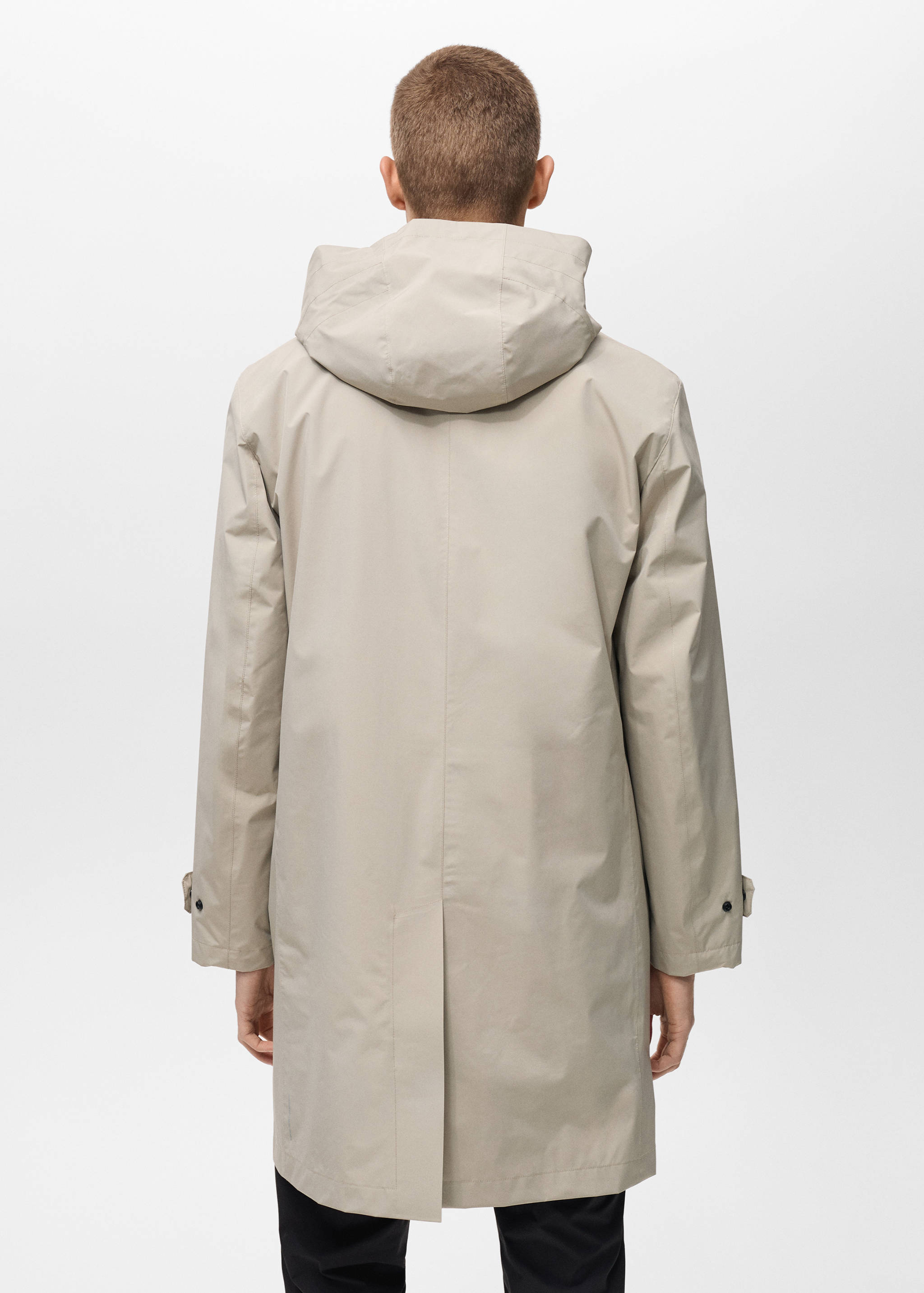 COOLMAX® technology waterproof parka - Reverse of the article