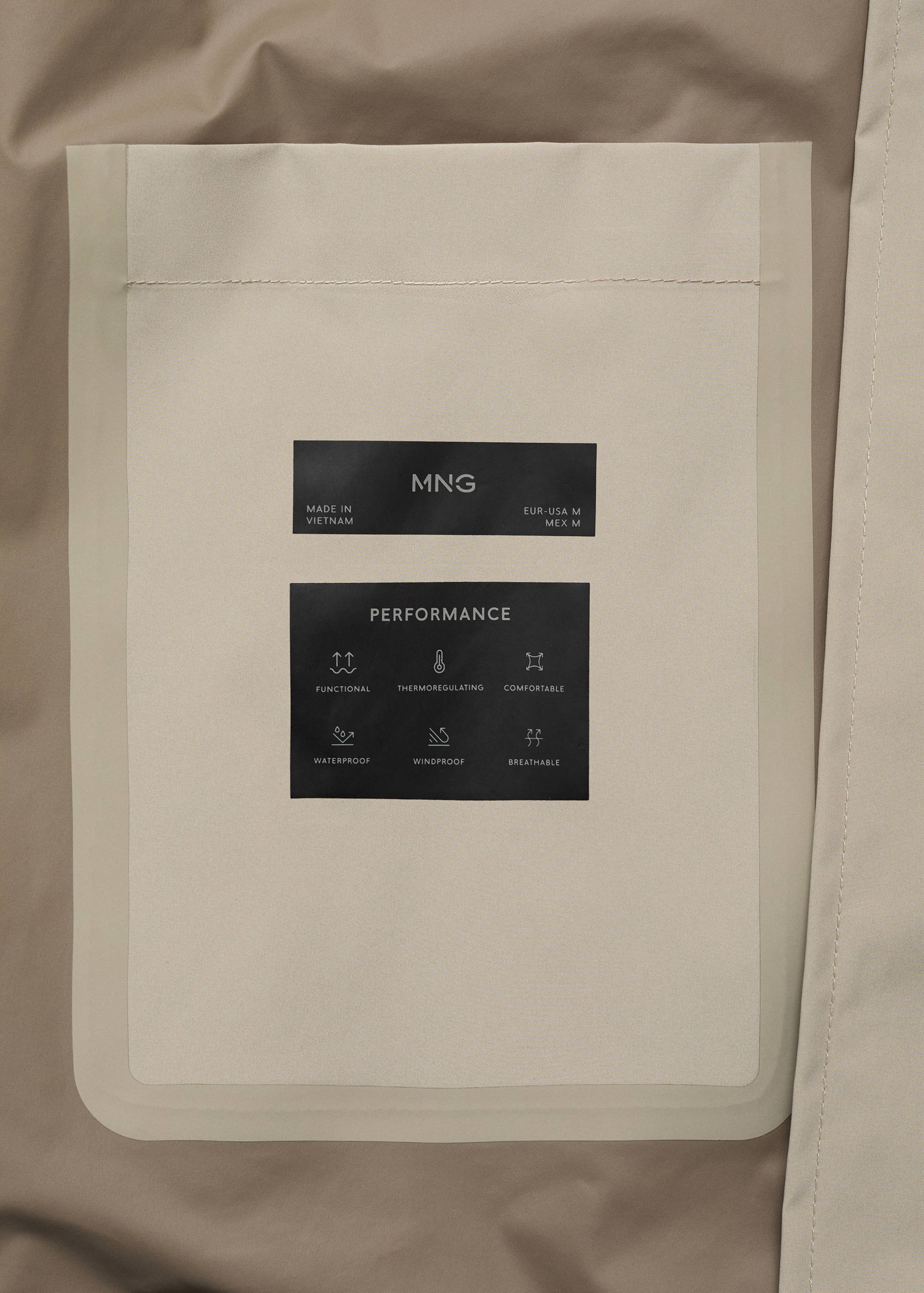 COOLMAX® technology waterproof parka - Details of the article 0