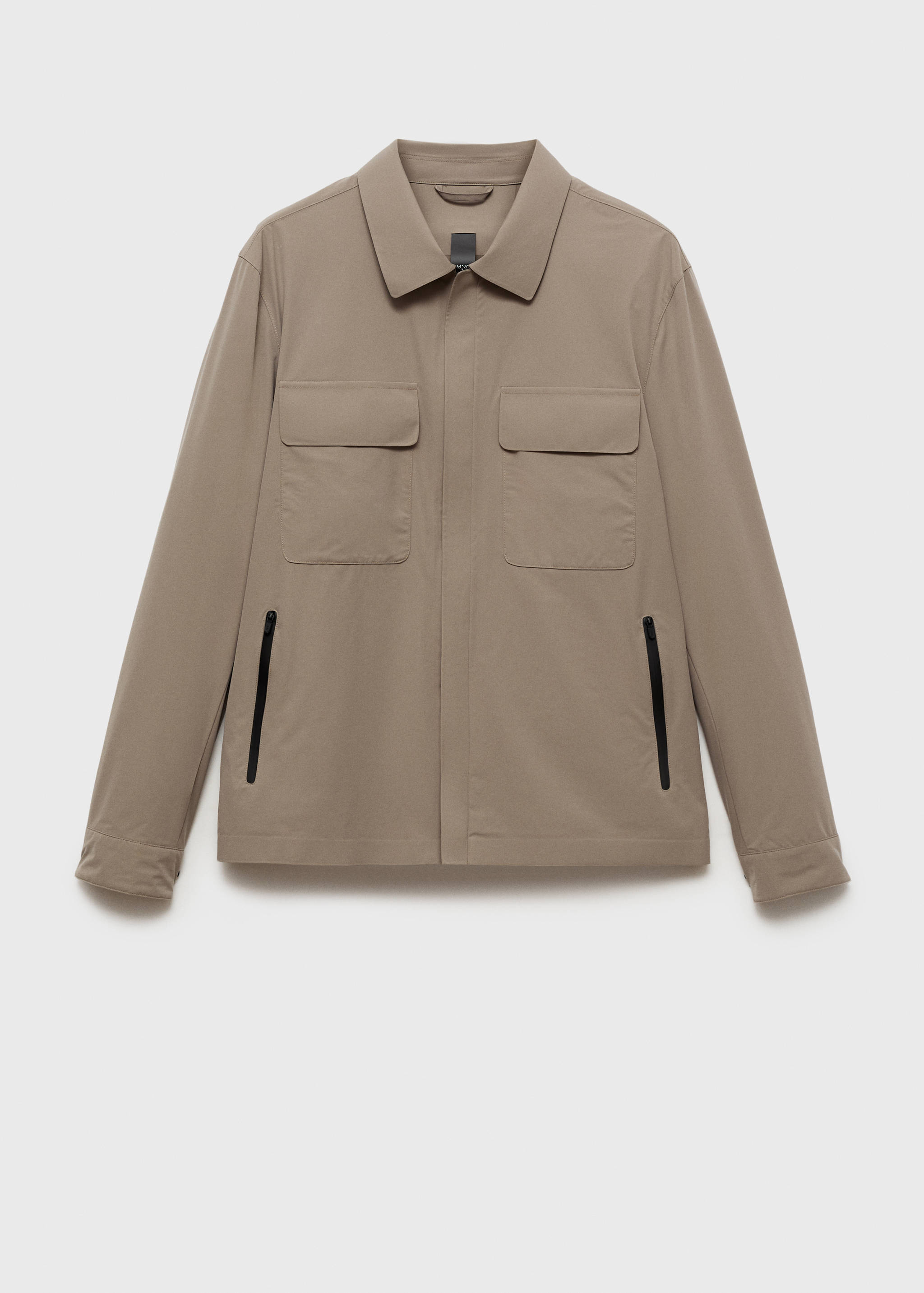 Water-repellent jacket with pockets - Article without model