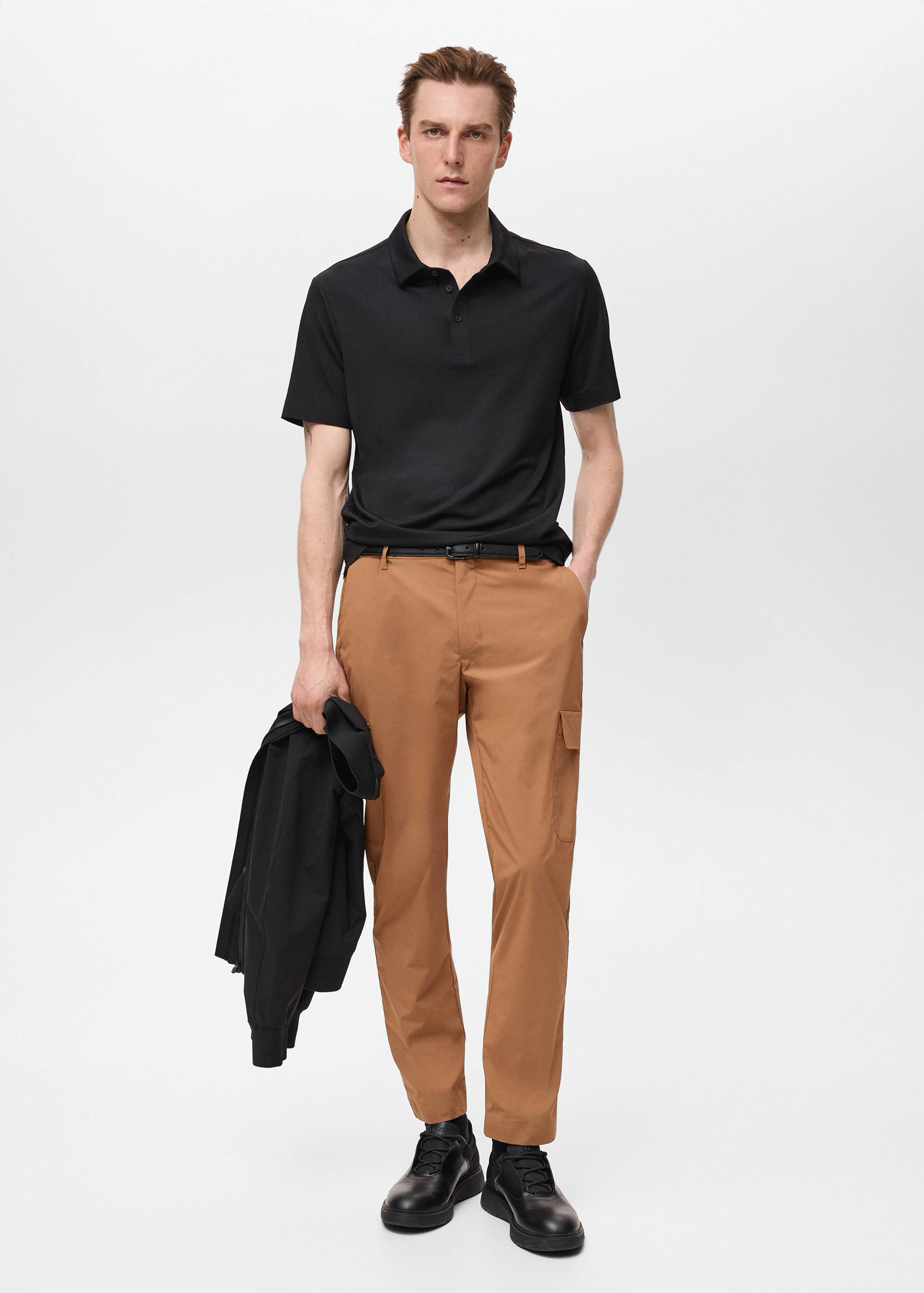 Thermoregulating comfort stretch cargo trousers - Plan général