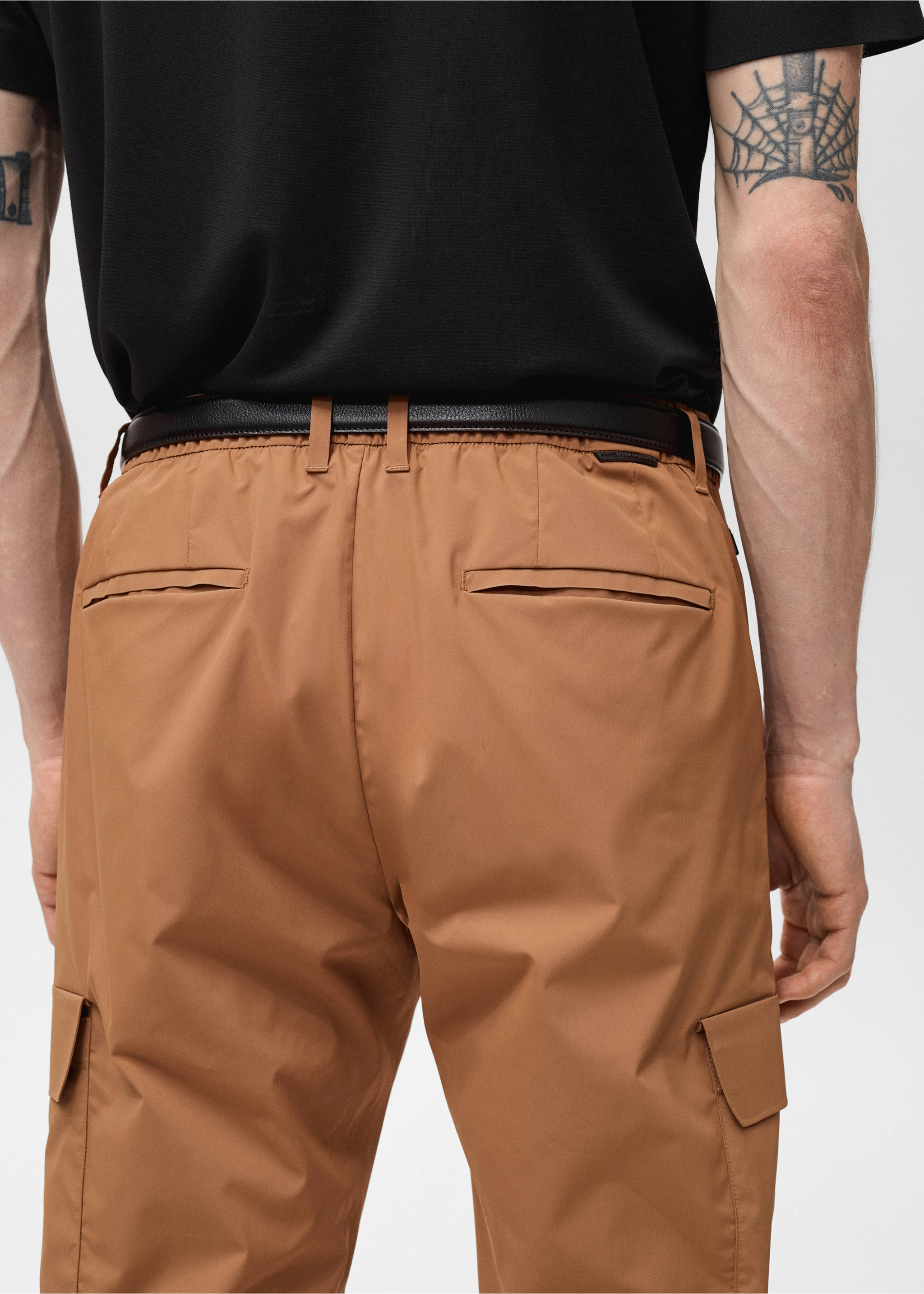 Pantalón cargo termorregulador comfort stretch - Detalle del artículo 3, Marrón tabaco. Ref: 87054390-00.