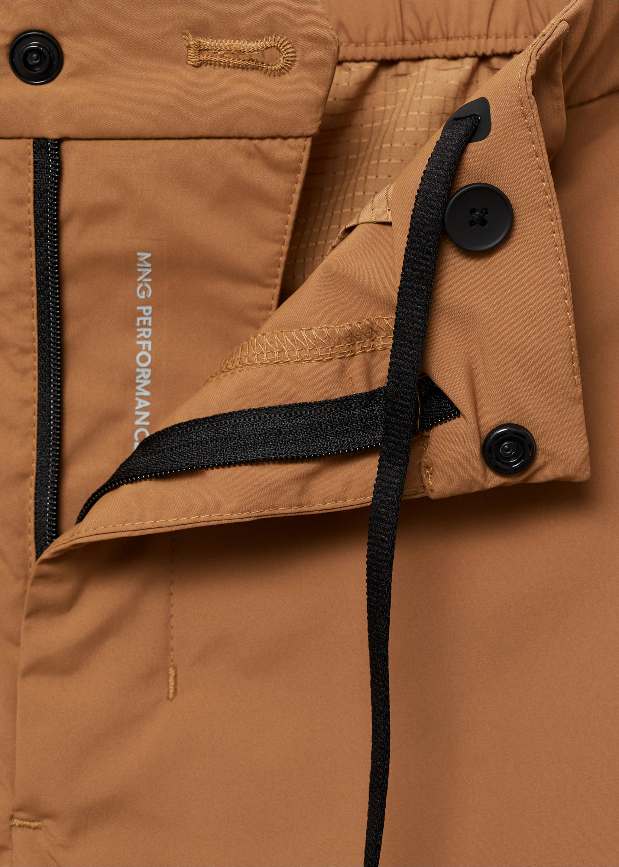 Pantalón cargo termorregulador comfort stretch - Detalle del artículo 8, Marrón tabaco. Ref: 87054390-00.
