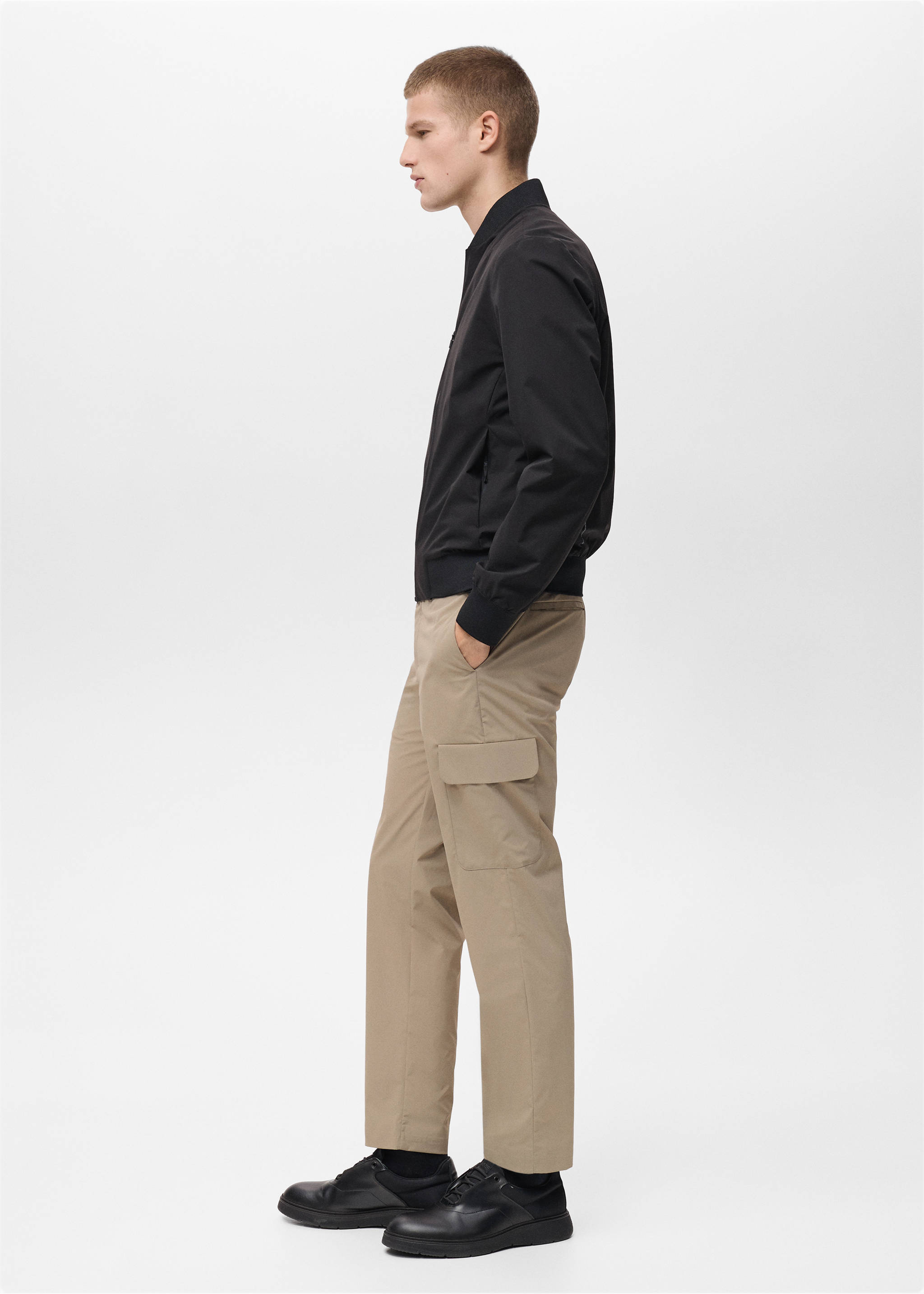 Pantalón cargo termorregulador comfort stretch - Detalle del artículo 2, Marrón medio. Ref: 87054390-00.