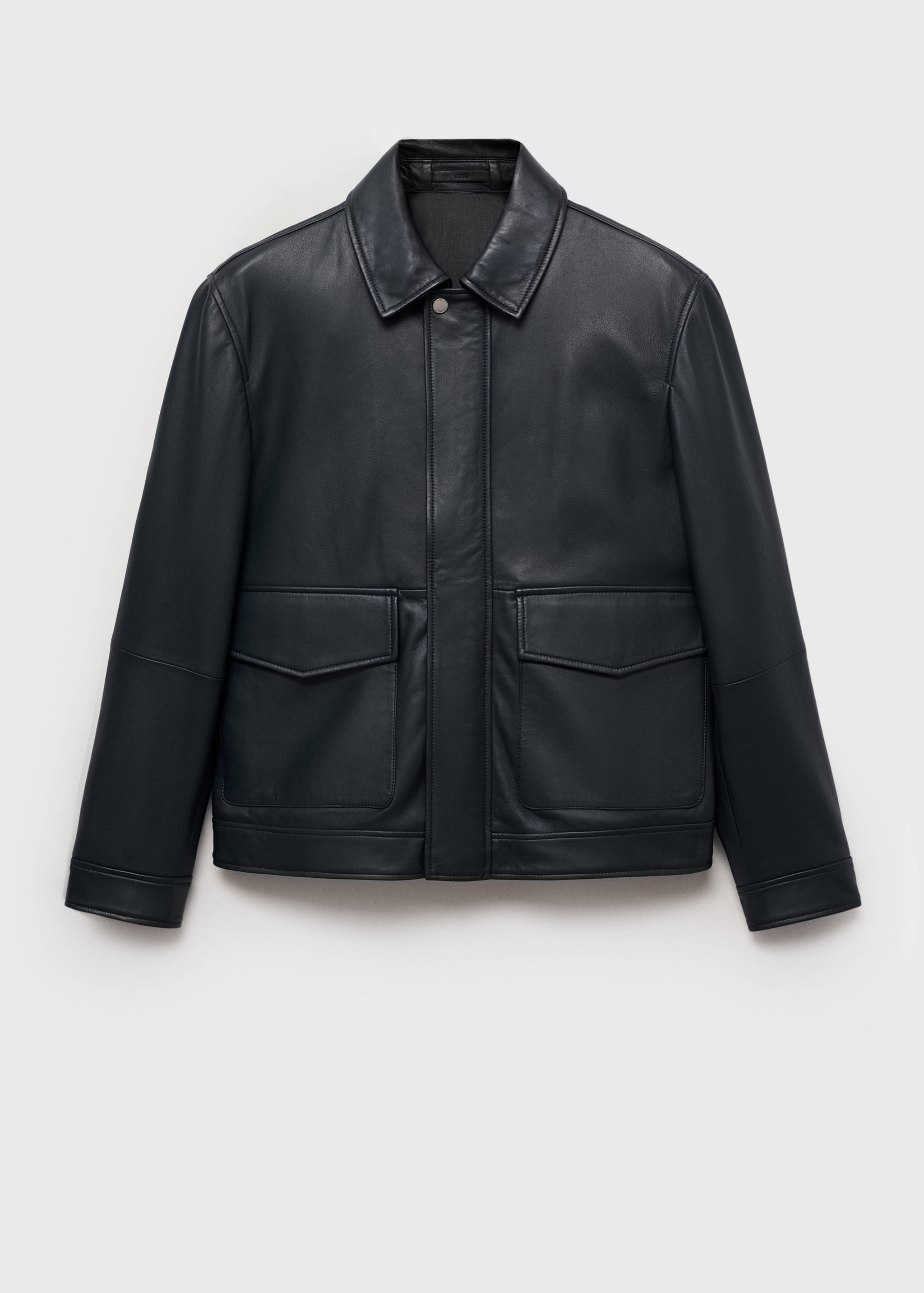 Nappa leather jacket with pockets - Article without model