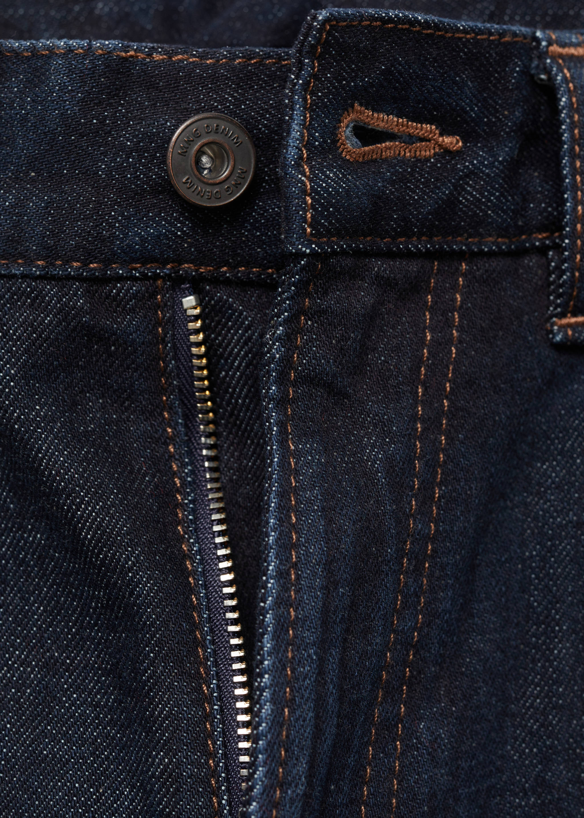 Tapered-fit selvedge jeans - Details of the article 8