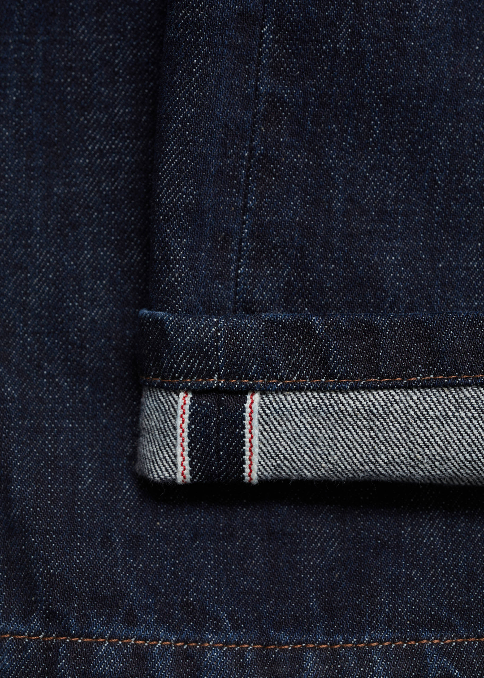 Tapered-fit selvedge jeans - Details of the article 0
