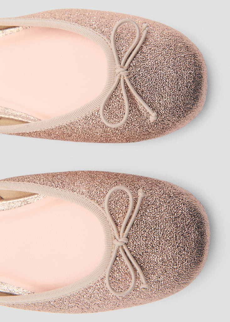 Glitter ballet flats with bow - thumbnail 4