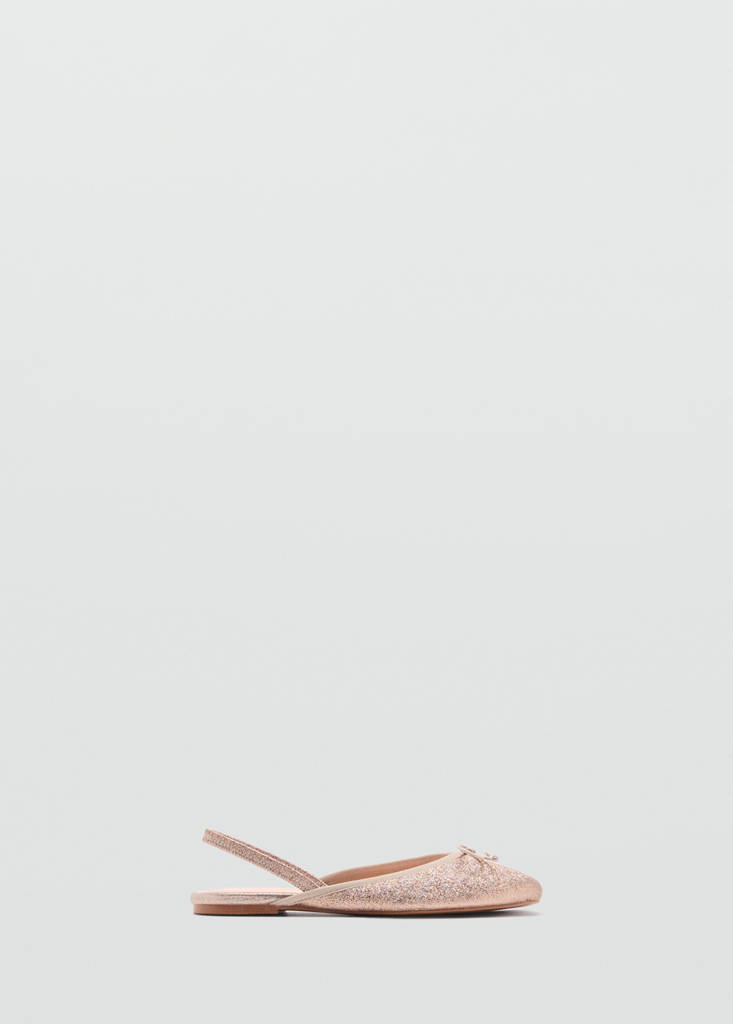 Glitter ballet flats with bow - thumbnail 2