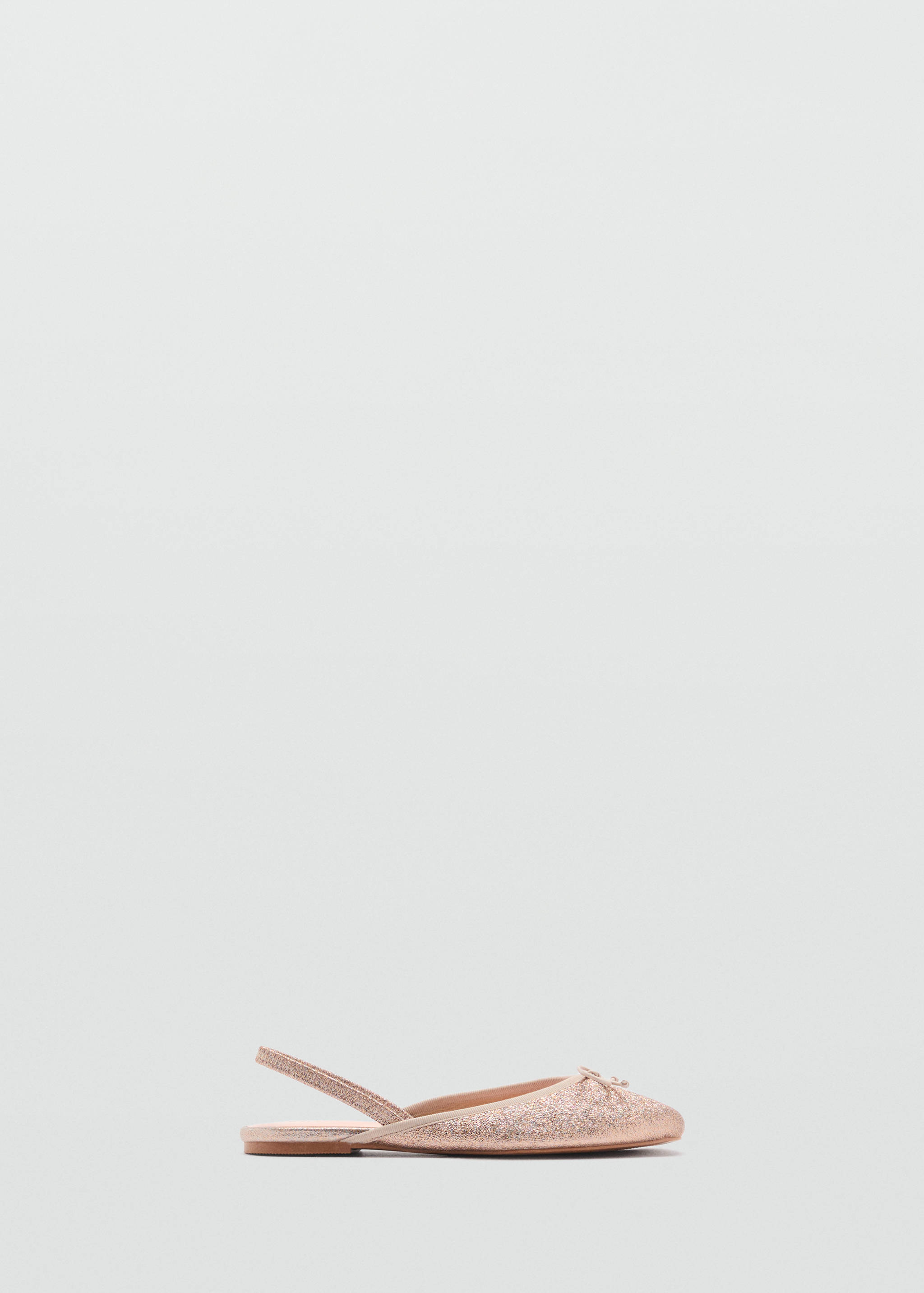 Glitter ballet flats with bow - Article without model