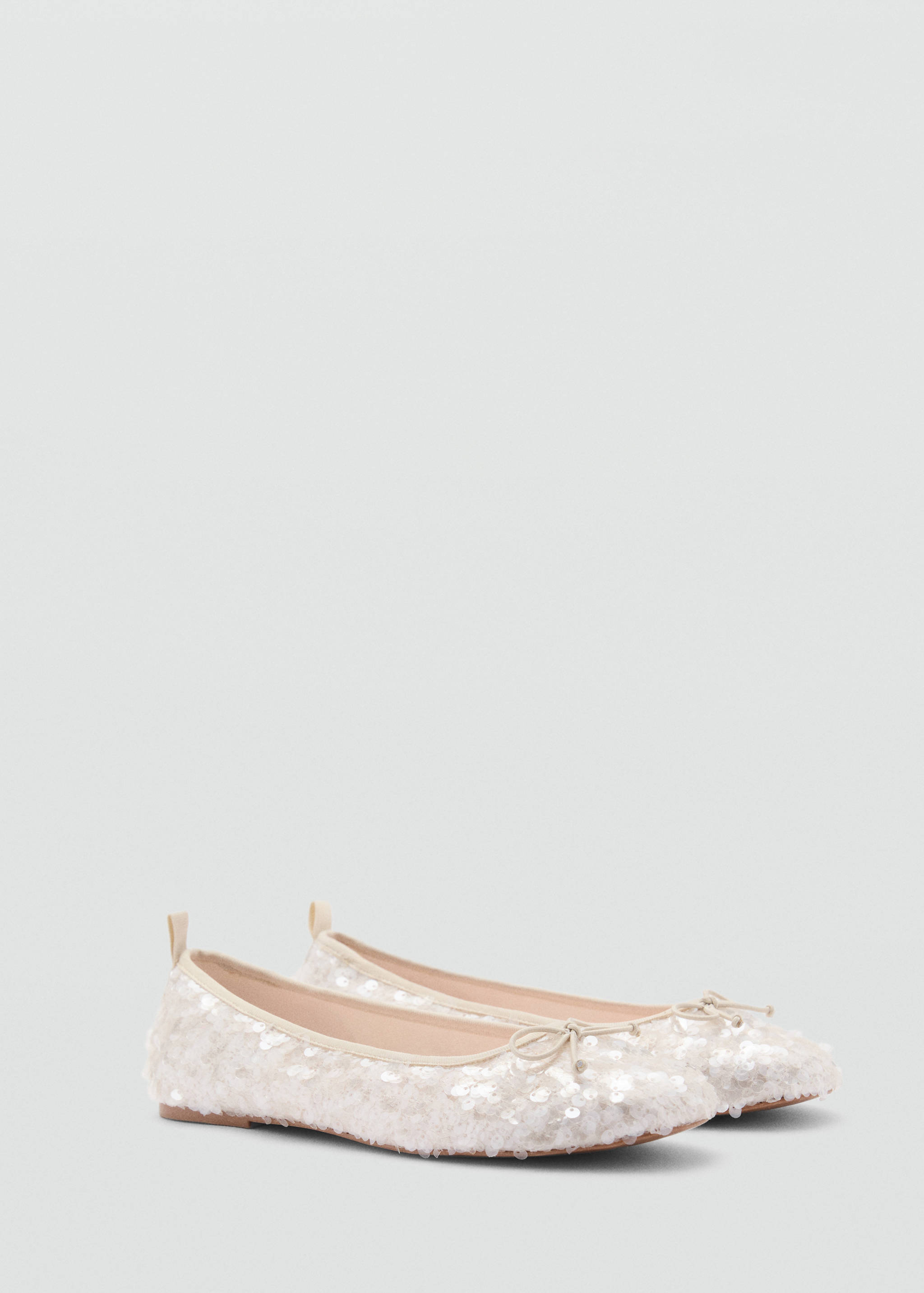 Sequined ballet flats - Medium plane