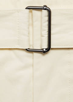 Relaxed-fit trousers with belt — Ecru 9