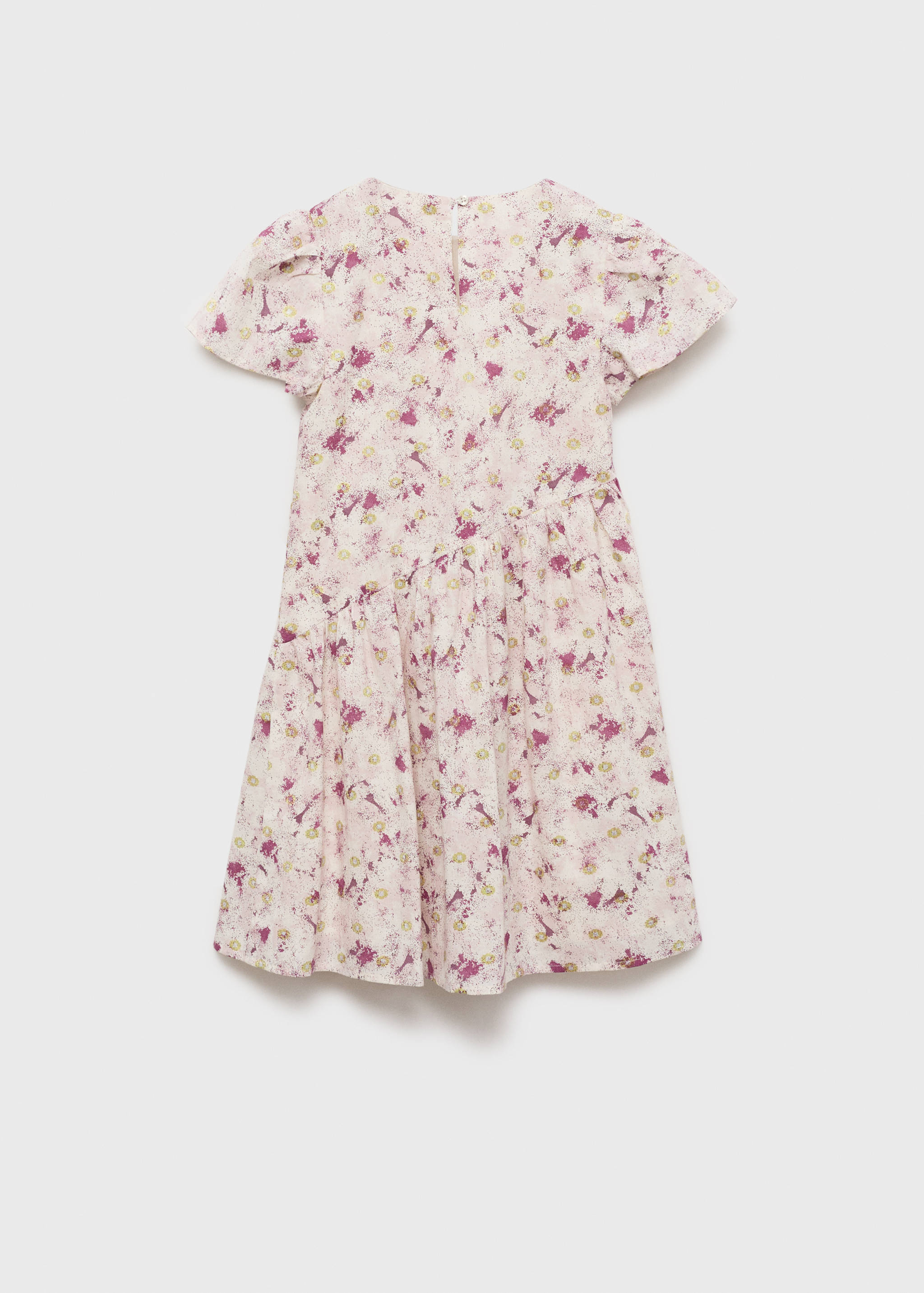 Printed short dress - Reverse of the article