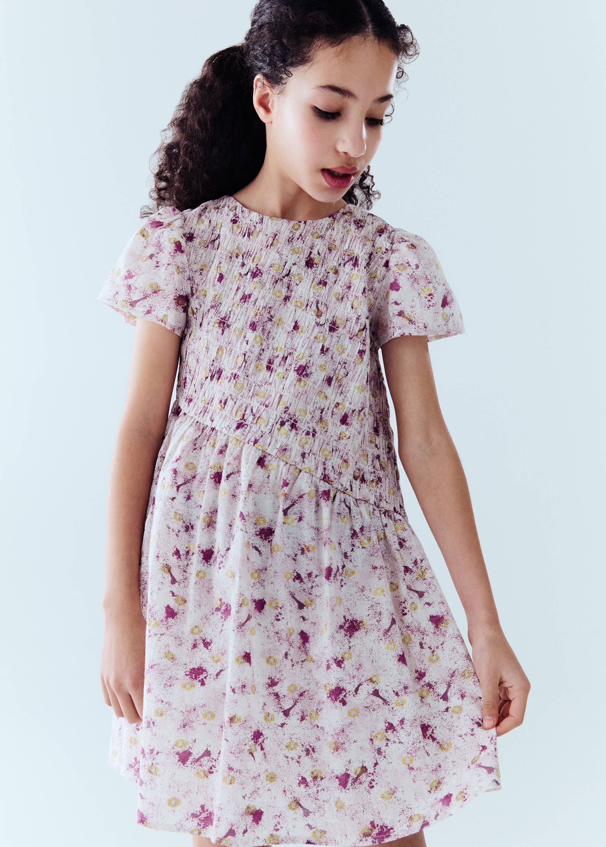 Printed short dress - Details of the article 5