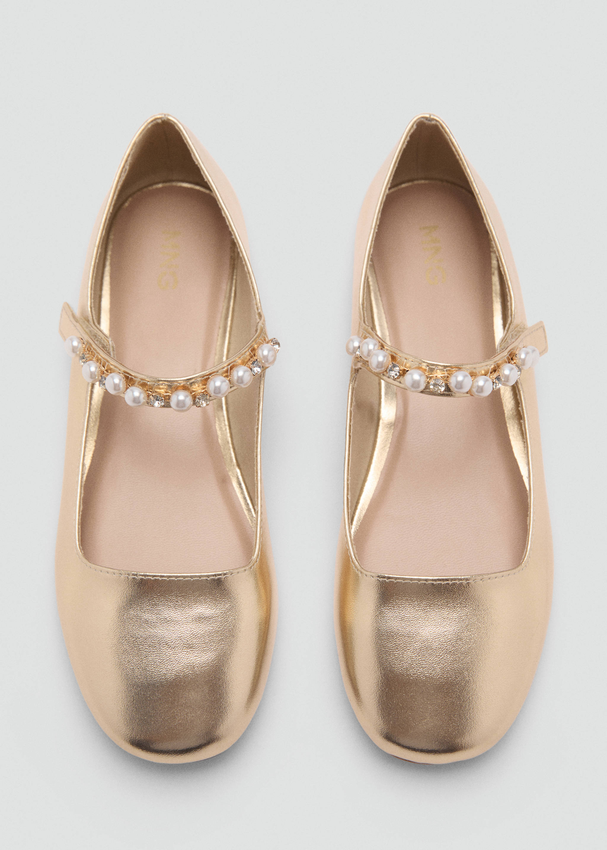 Metallic pearl ballet flats - Details of the article 2
