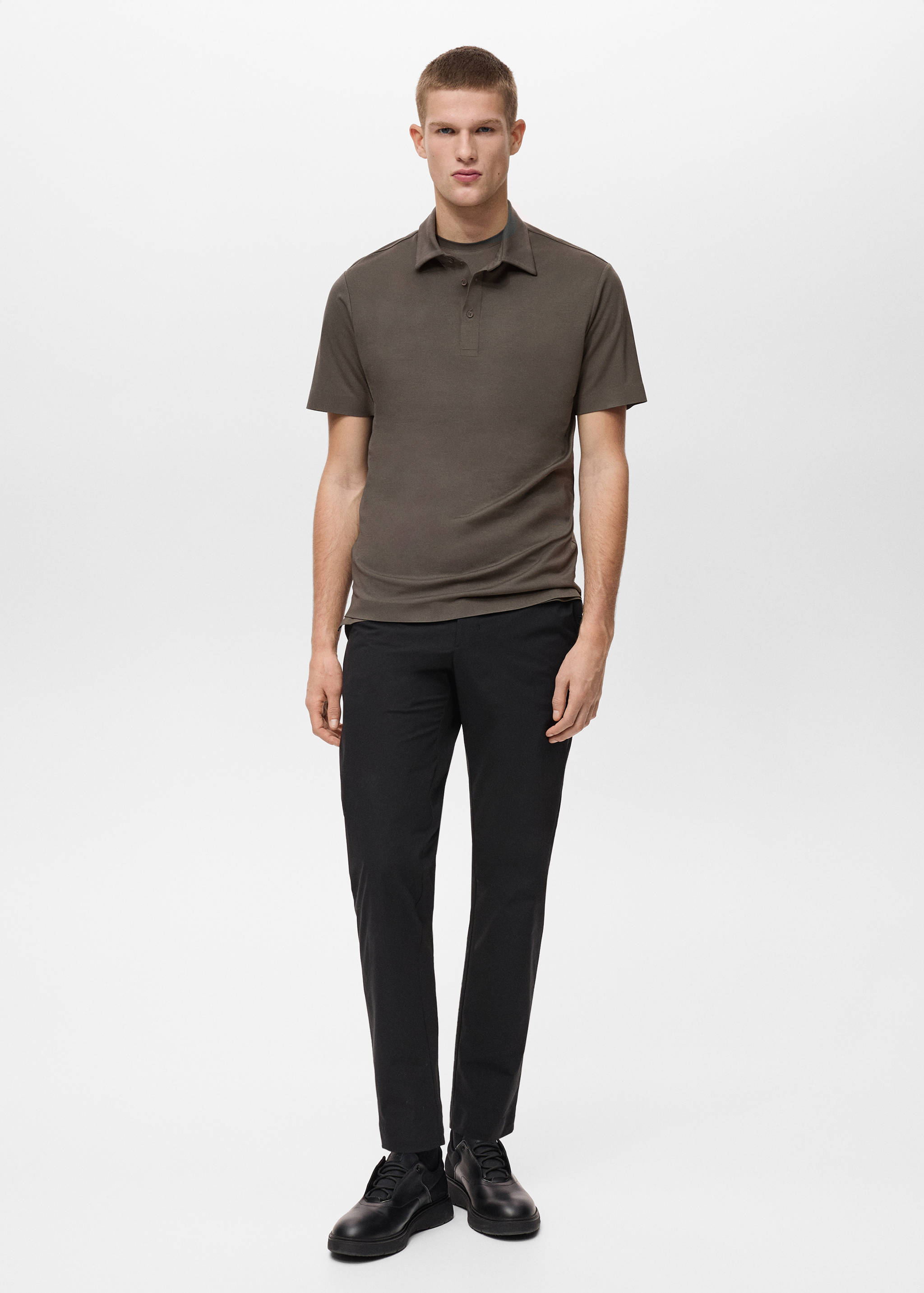 COOLMAX® slim fit polo shirt - General plane