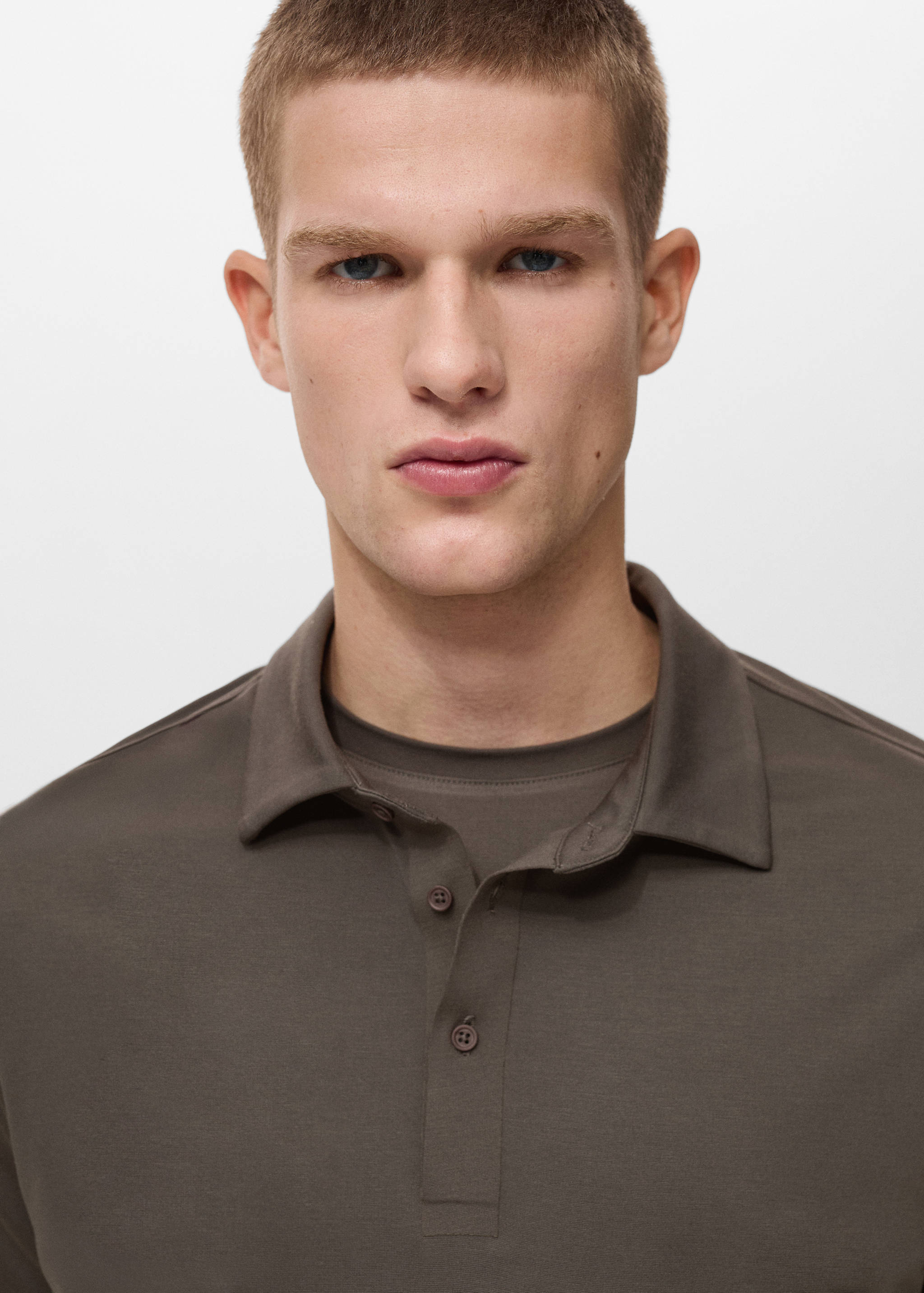 COOLMAX® slim fit polo shirt - Details of the article 1