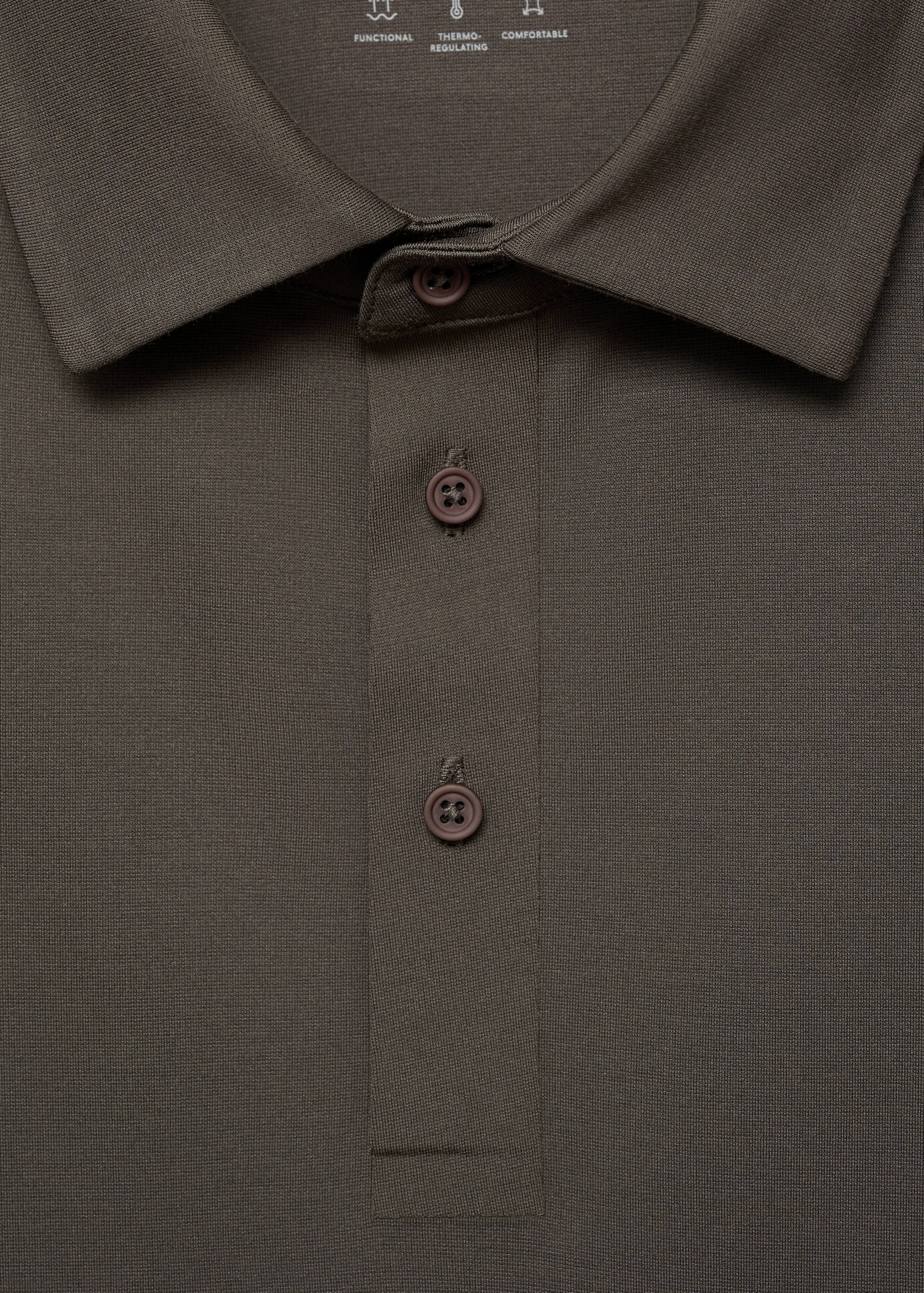 COOLMAX® slim fit polo shirt - Details of the article 8