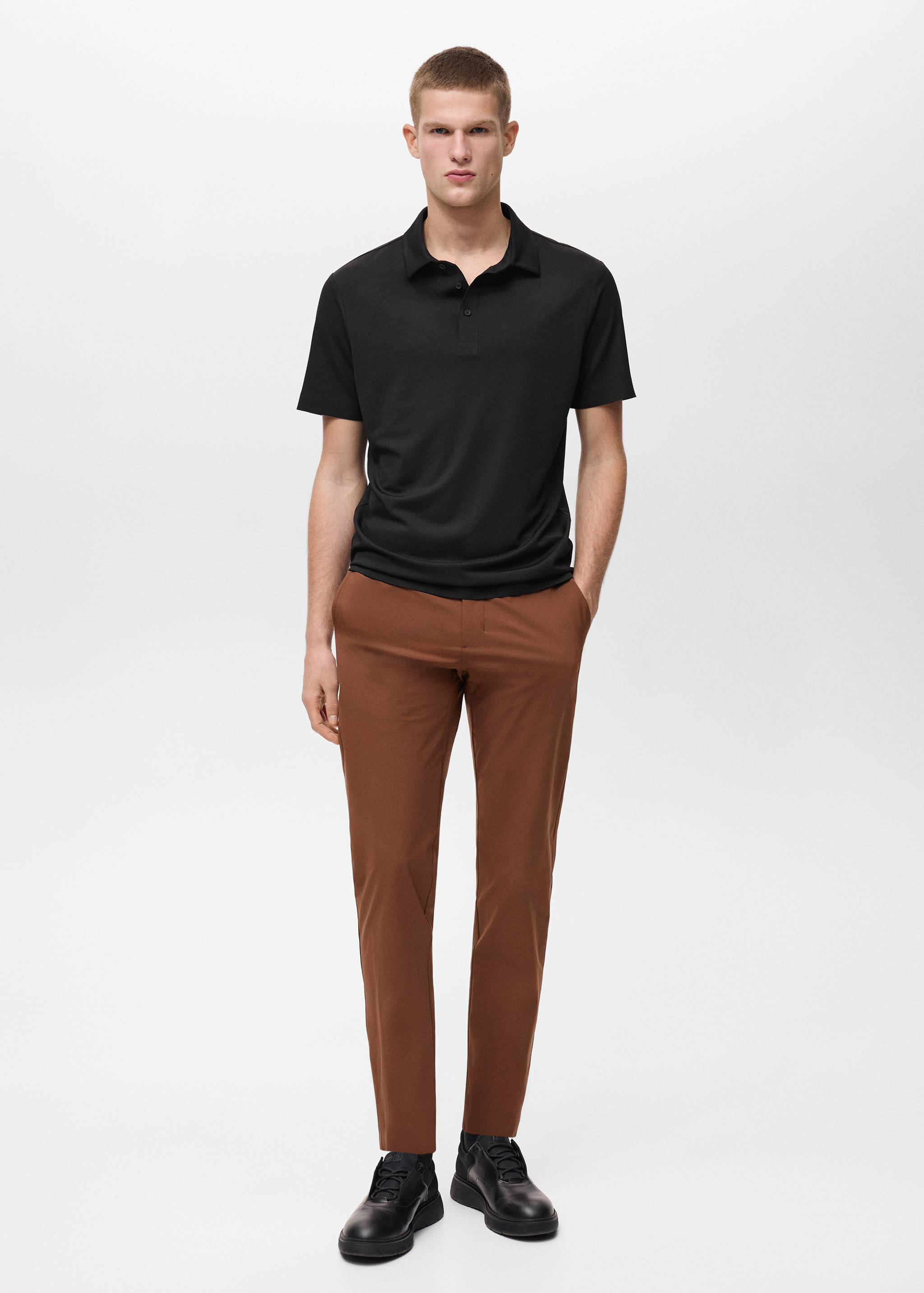 COOLMAX® slim fit polo shirt - General plane