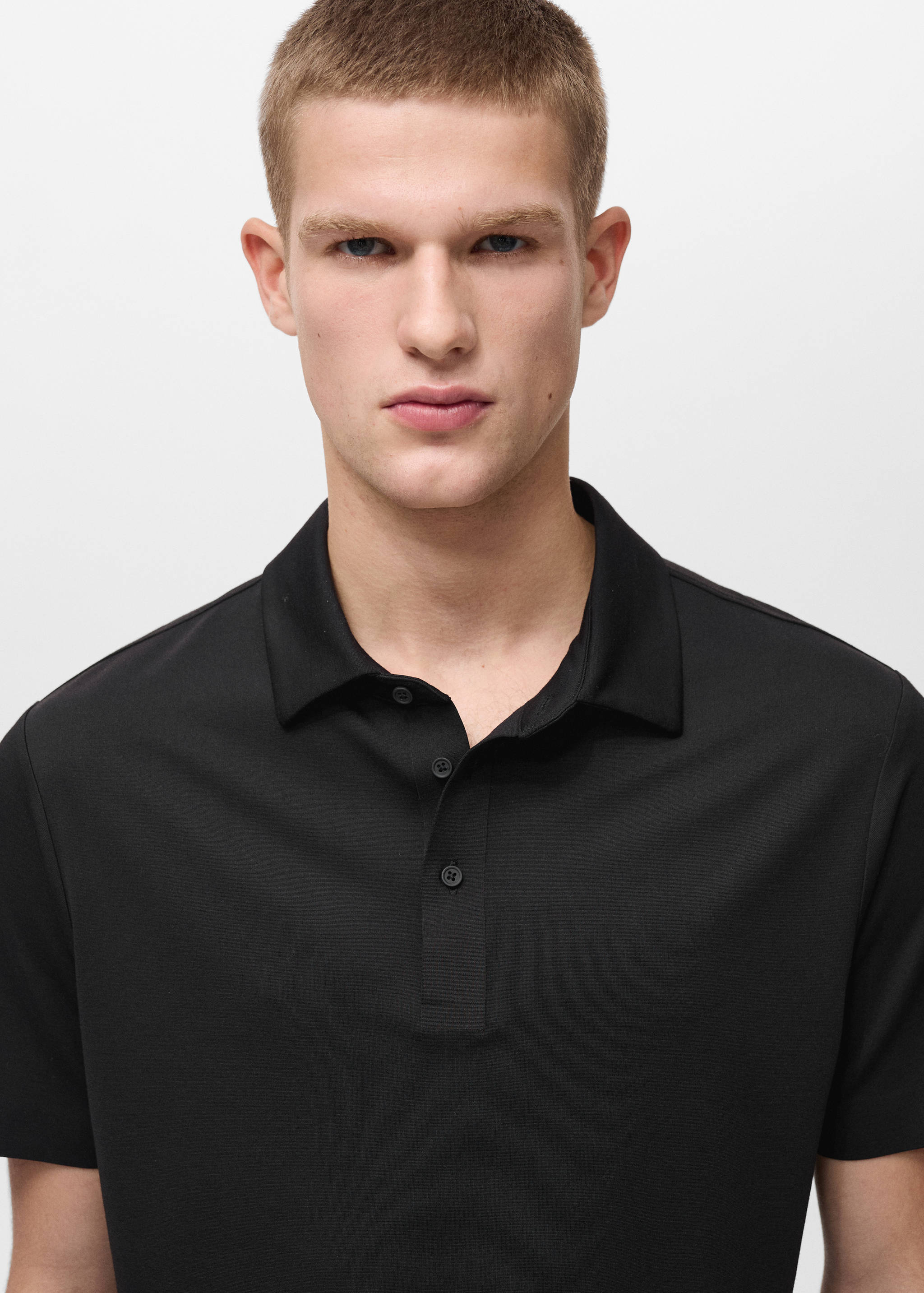 COOLMAX® slim fit polo shirt - Details of the article 1