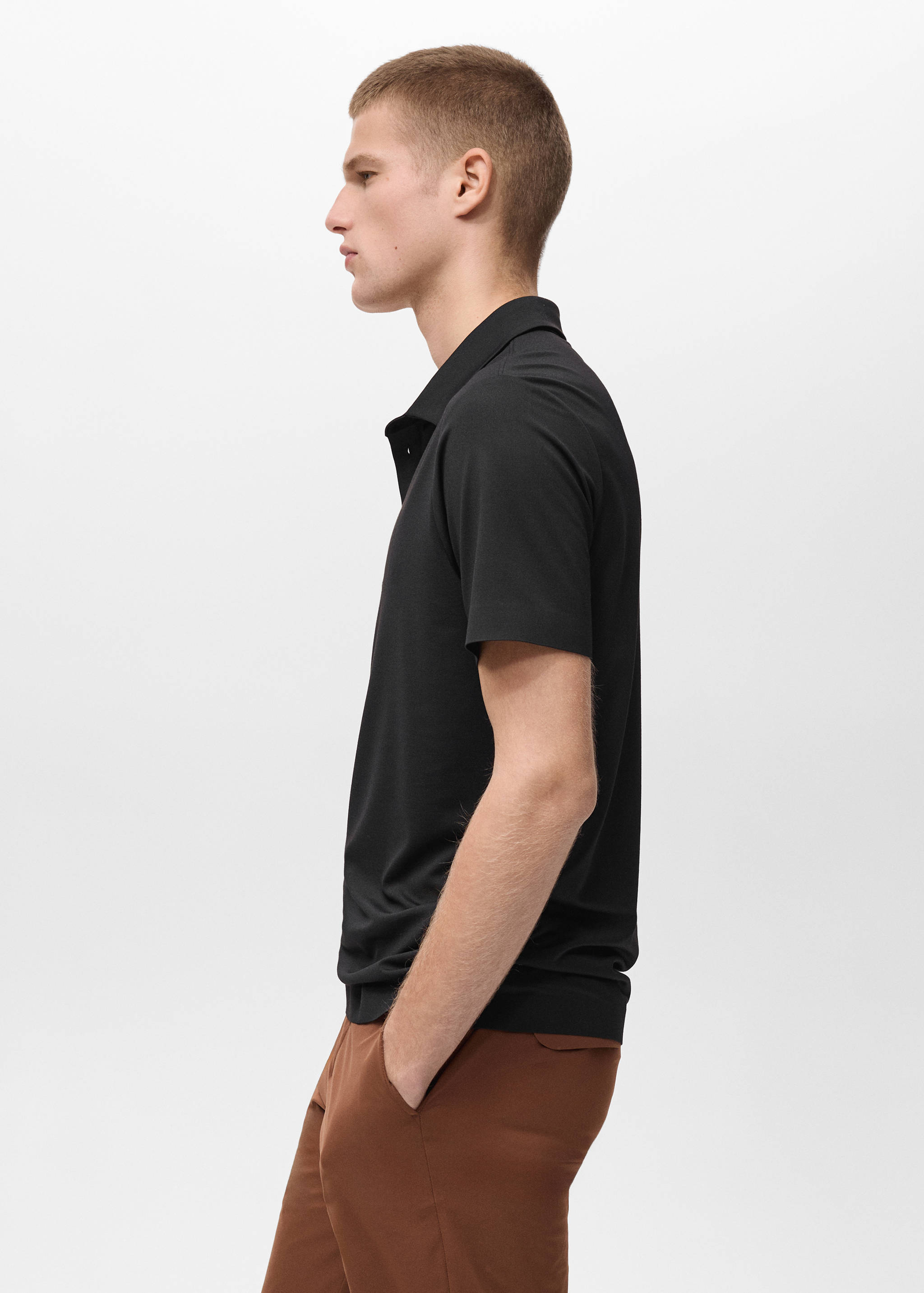 COOLMAX® slim fit polo shirt - Details of the article 2