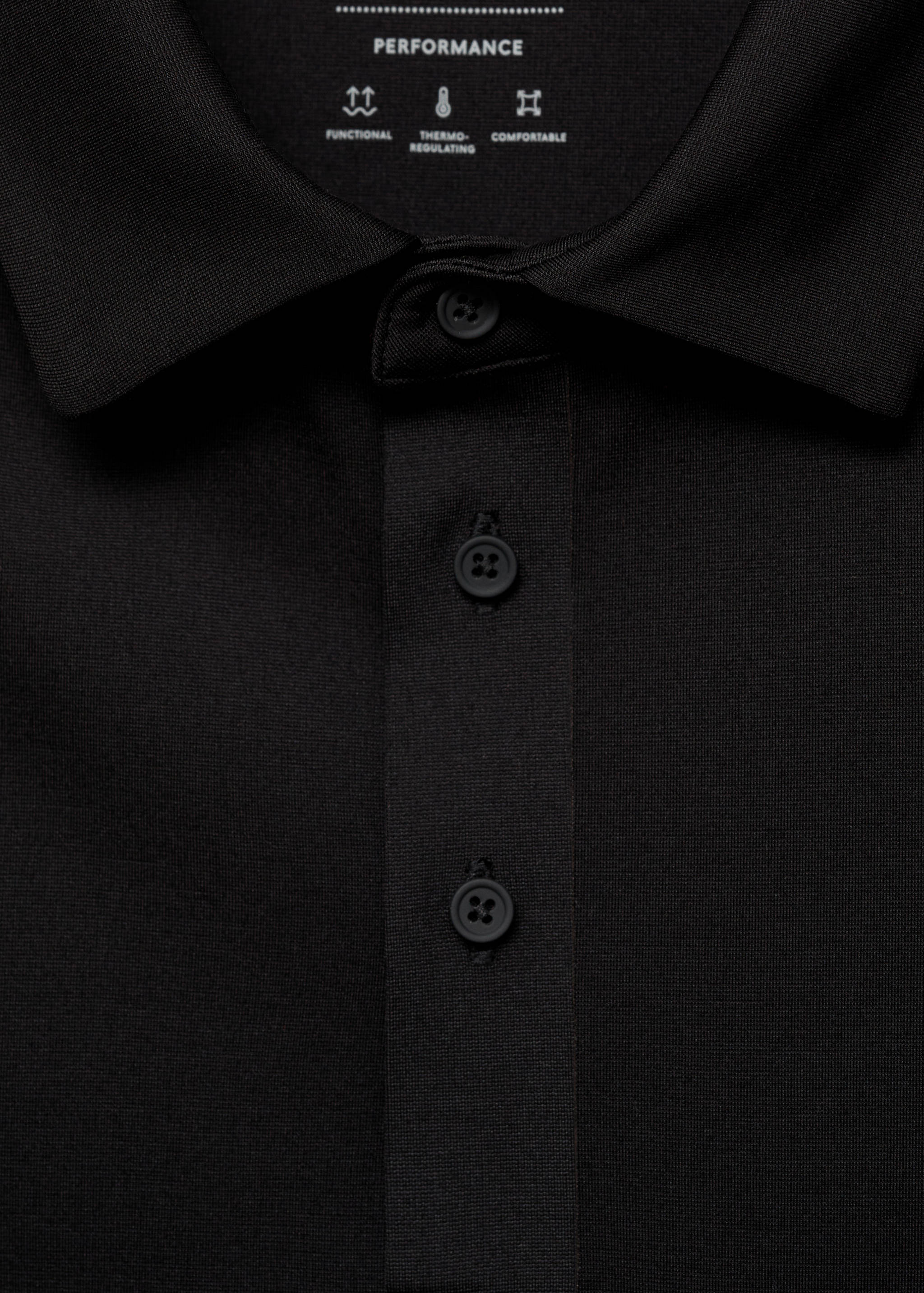 COOLMAX® slim fit polo shirt - Details of the article 8