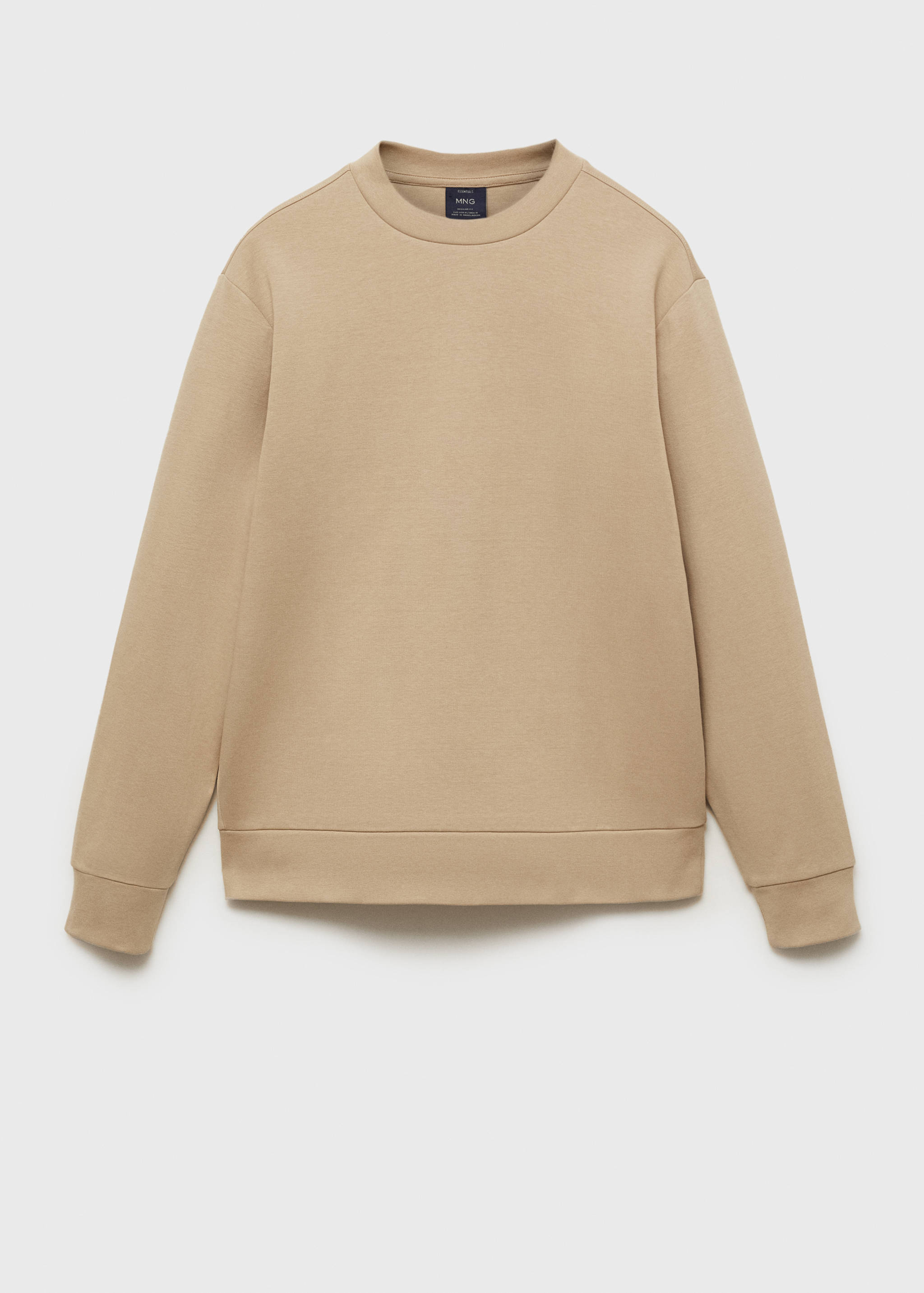 Regular-fit cotton sweatshirt - Article without model