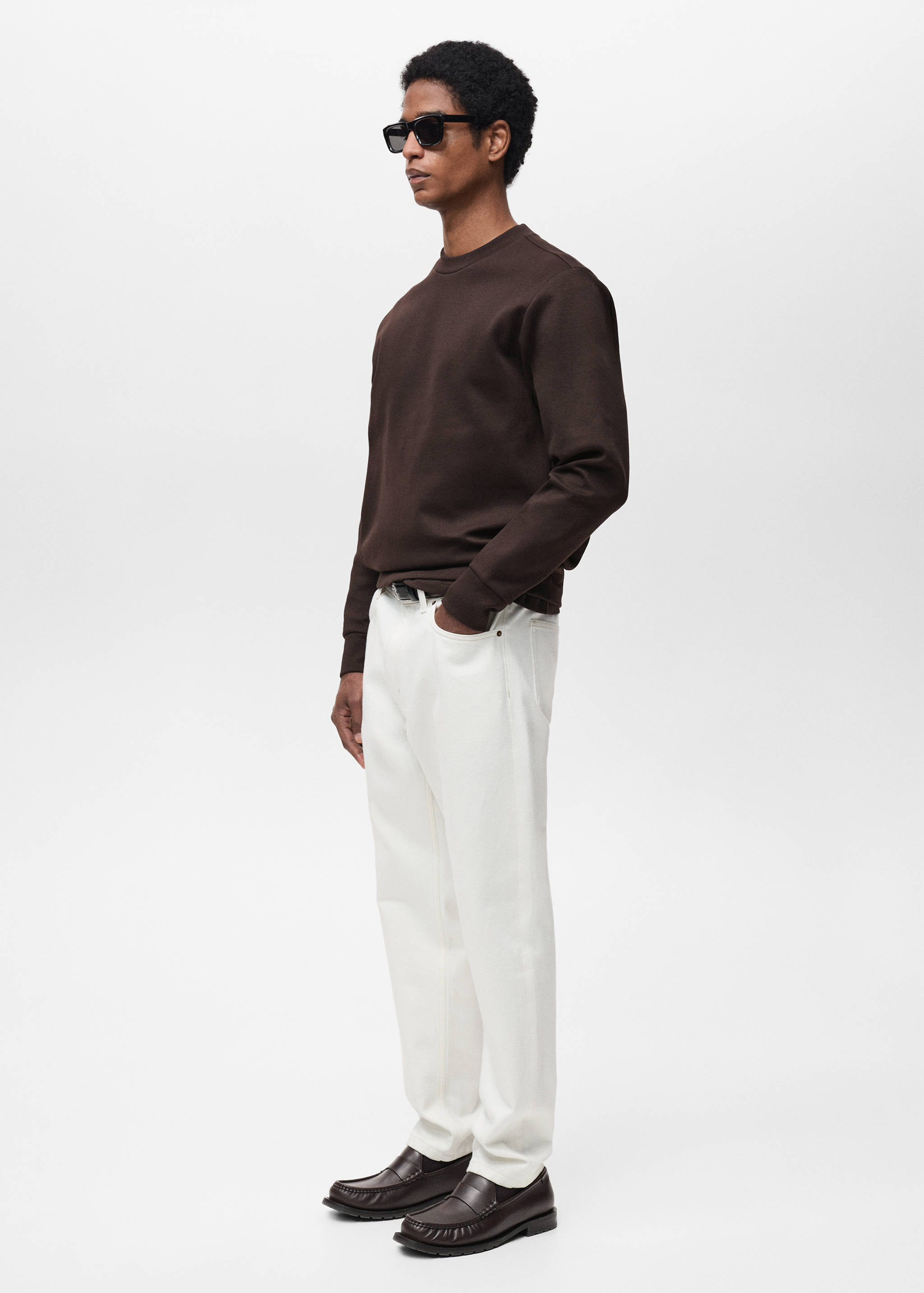 بلوزة قطنية بقصّة منتظمة - تفاصيل المنتج 2