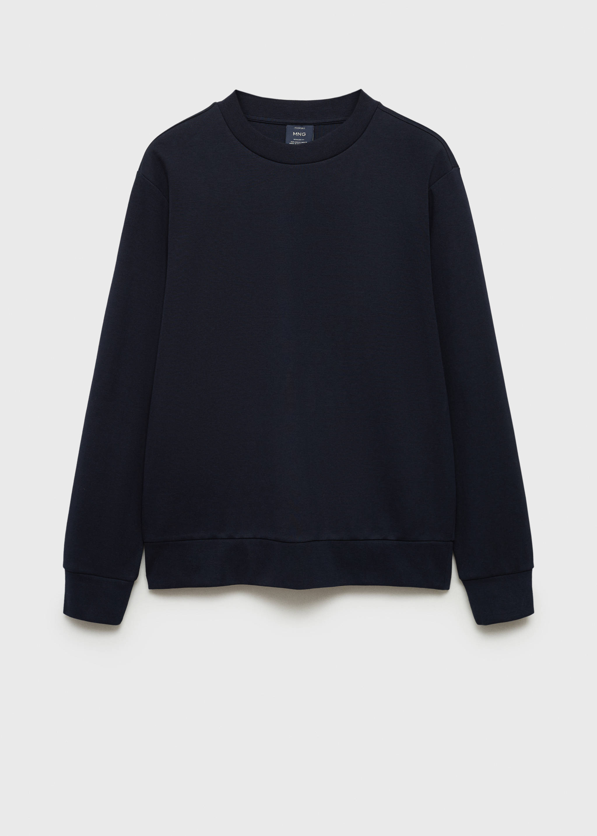 Regular-fit cotton sweatshirt - Article without model