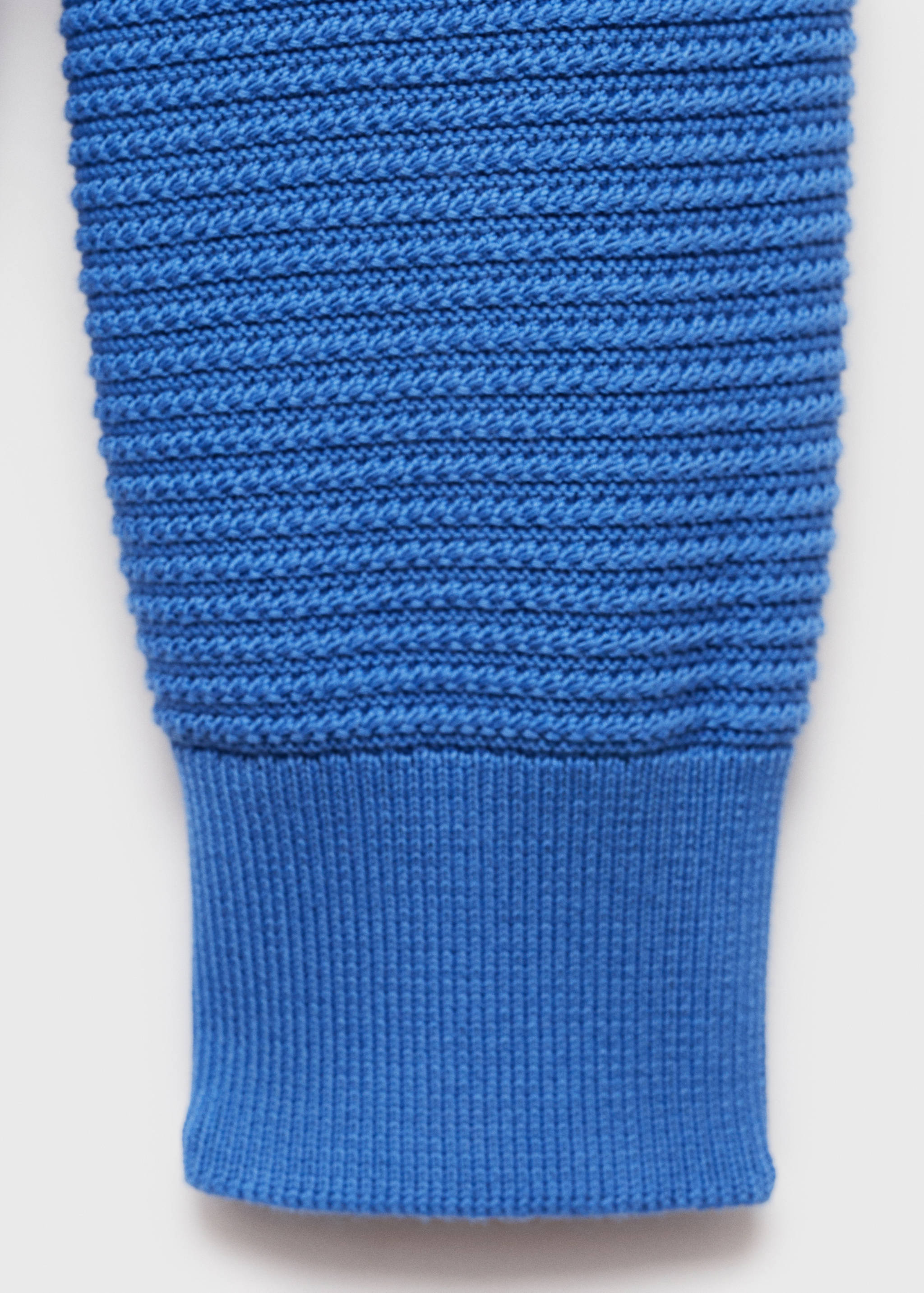 100% cotton braided sweater - Details of the article 0