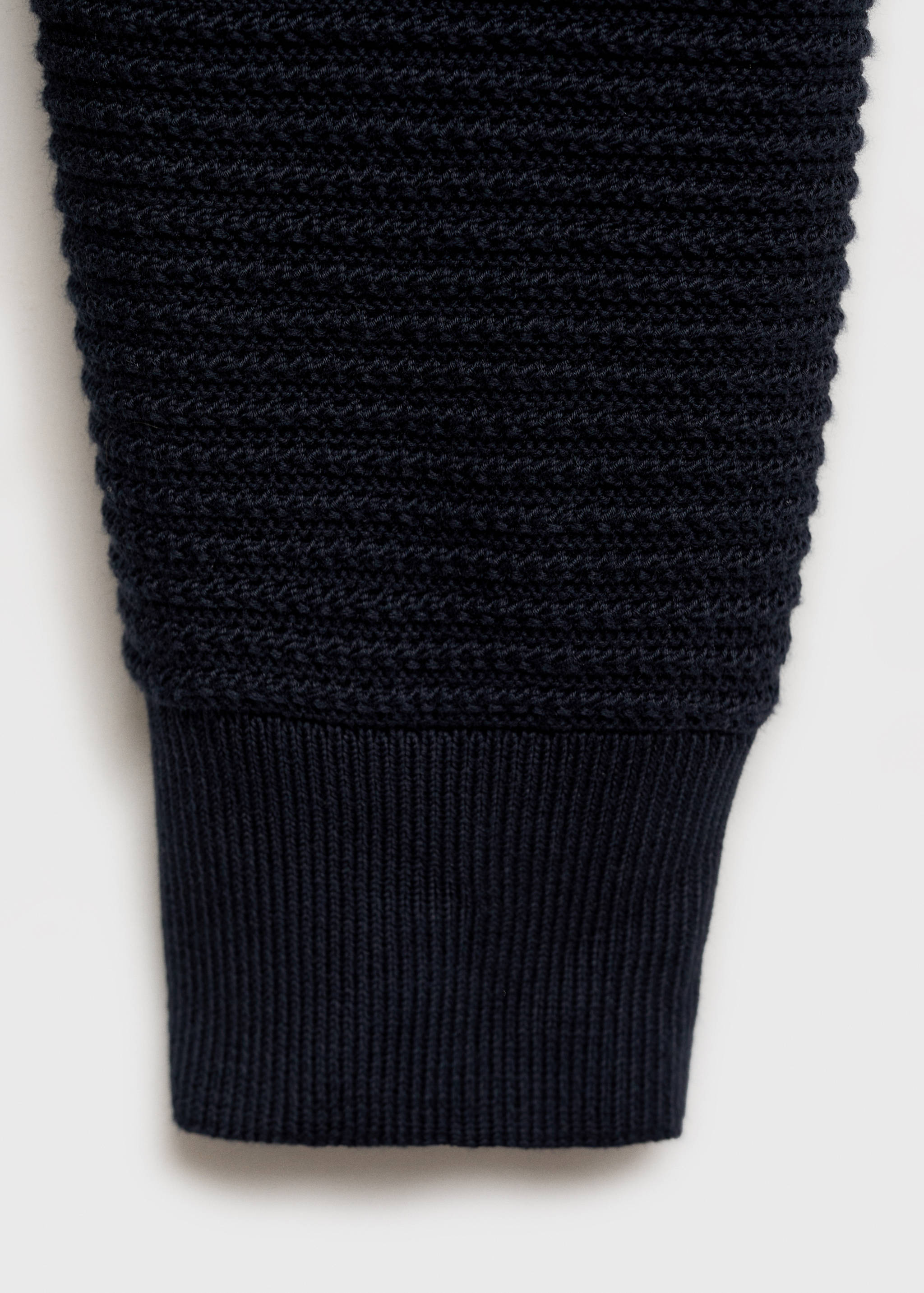 100% cotton braided sweater - Details of the article 0
