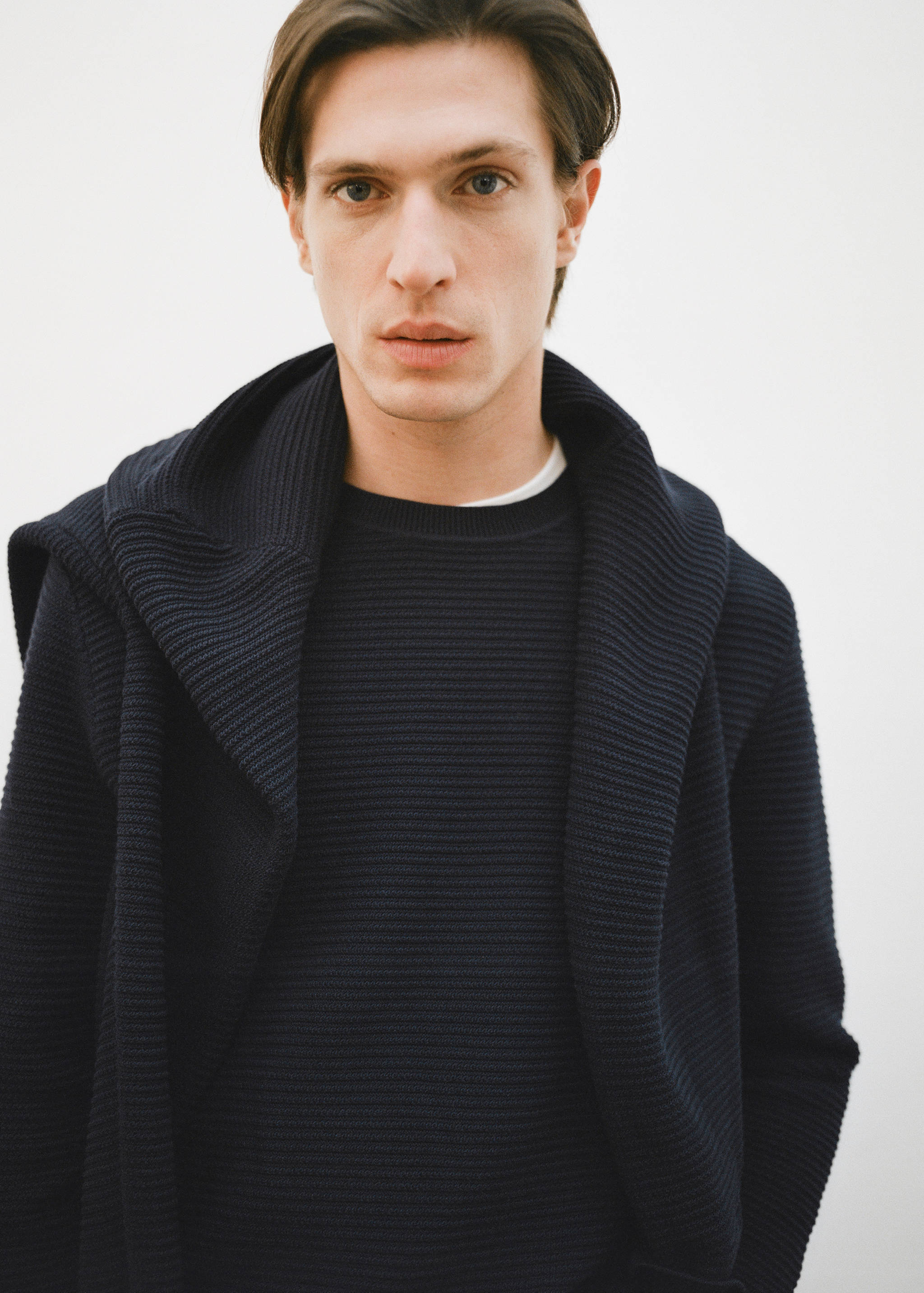 100% cotton braided sweater - Details of the article 3