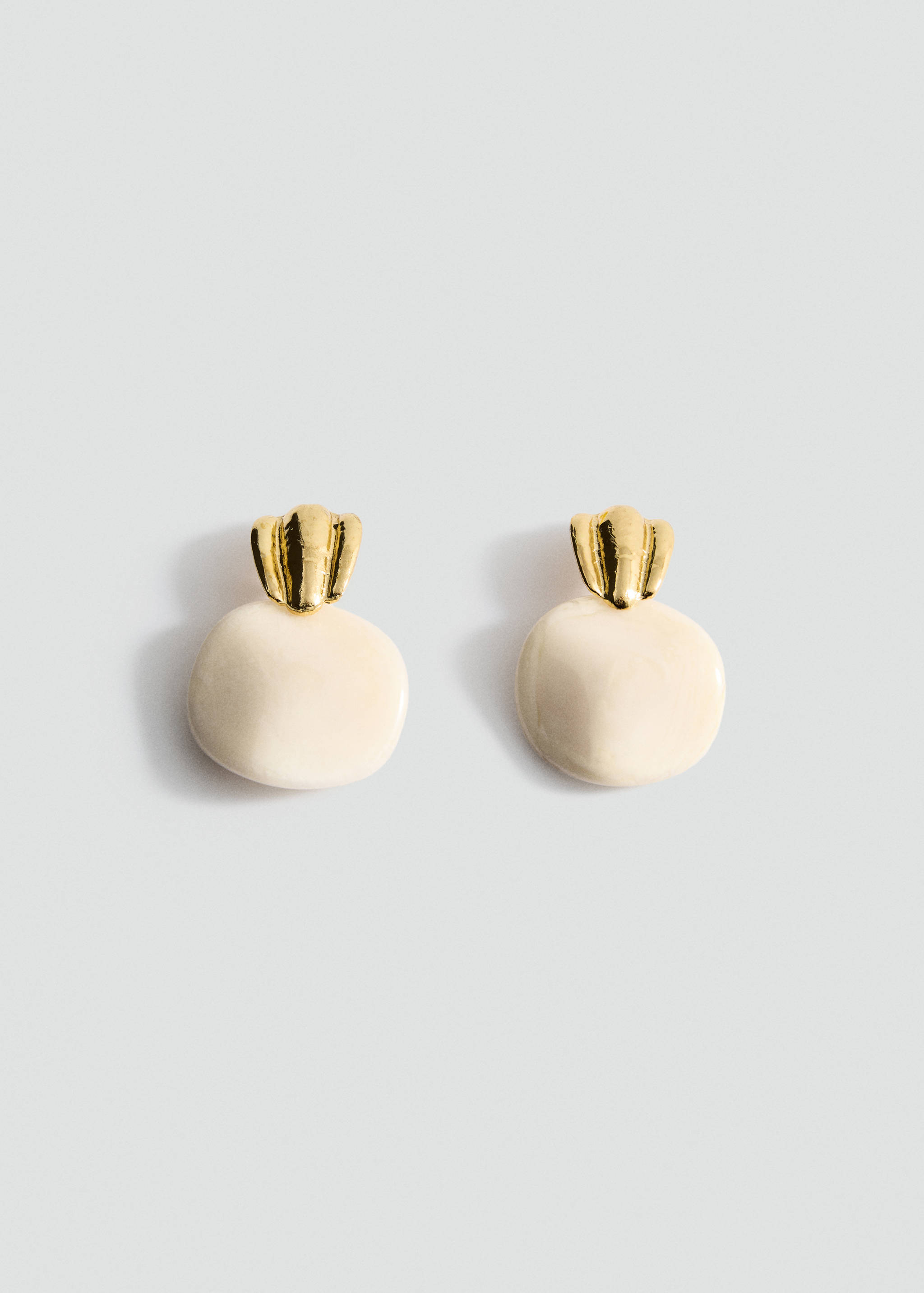 Combined-relief earrings - Article without model