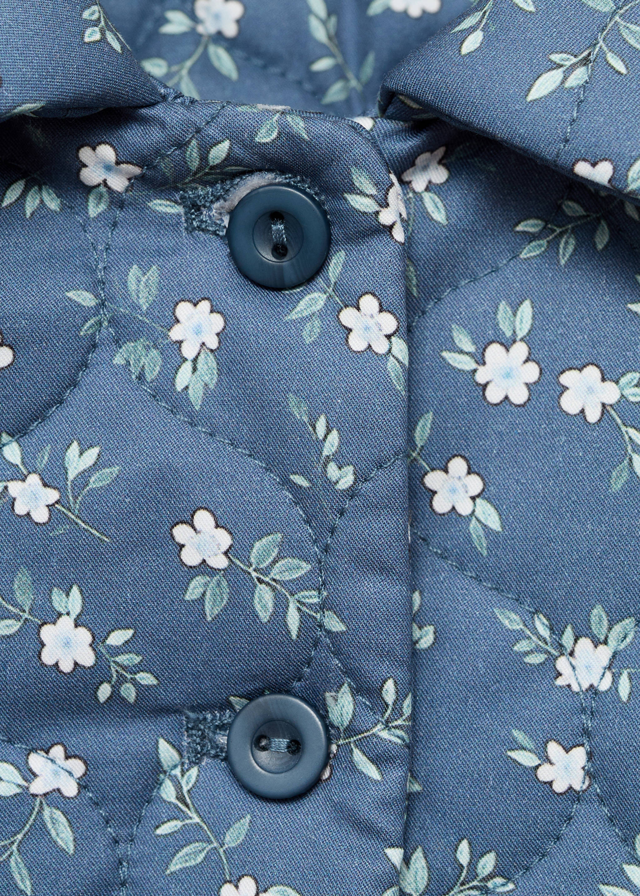 Anorak acolchado estampado floral - Detalle del artículo 8