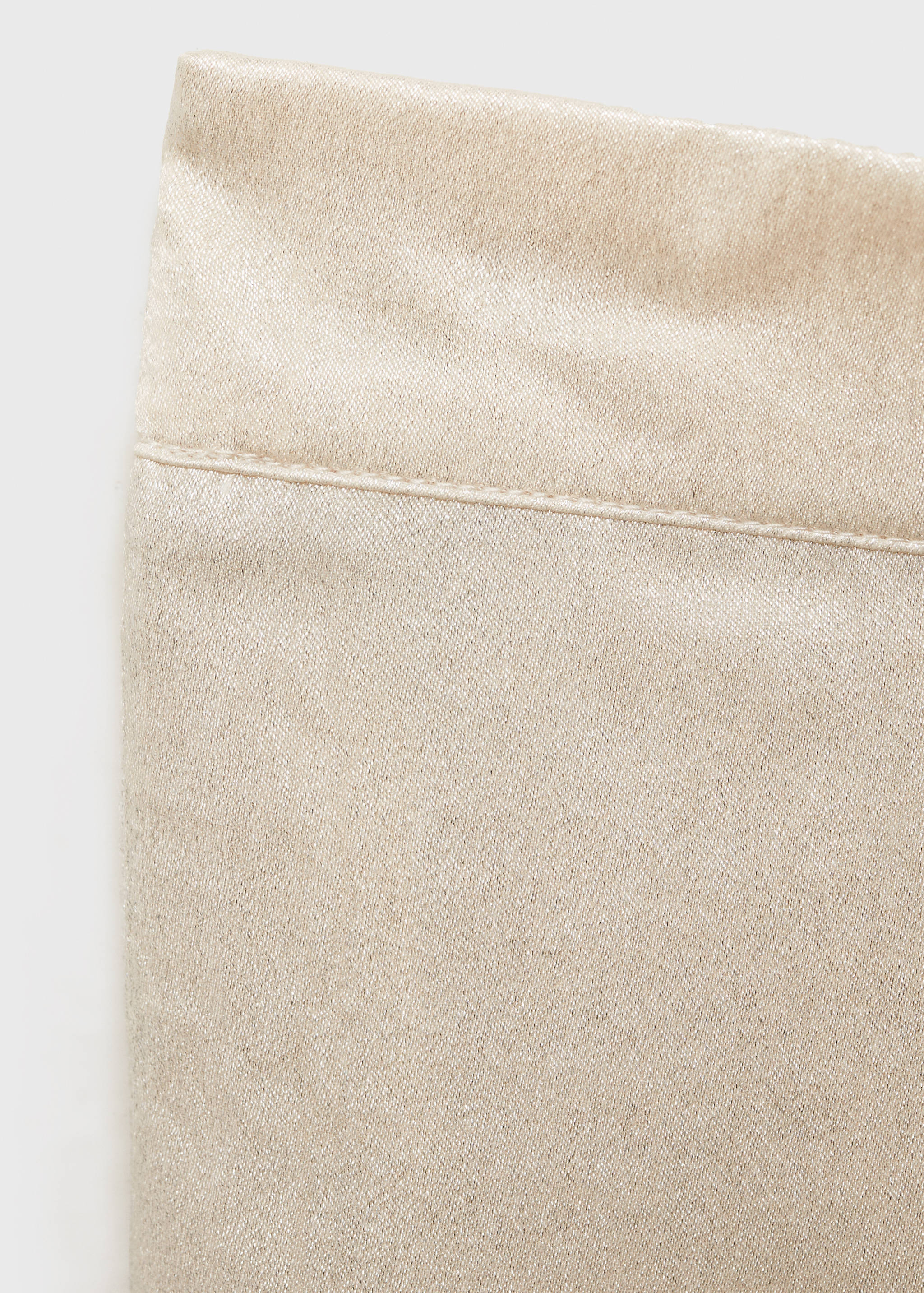 Metalik düz kesim pantolon - Ürün detayı 8