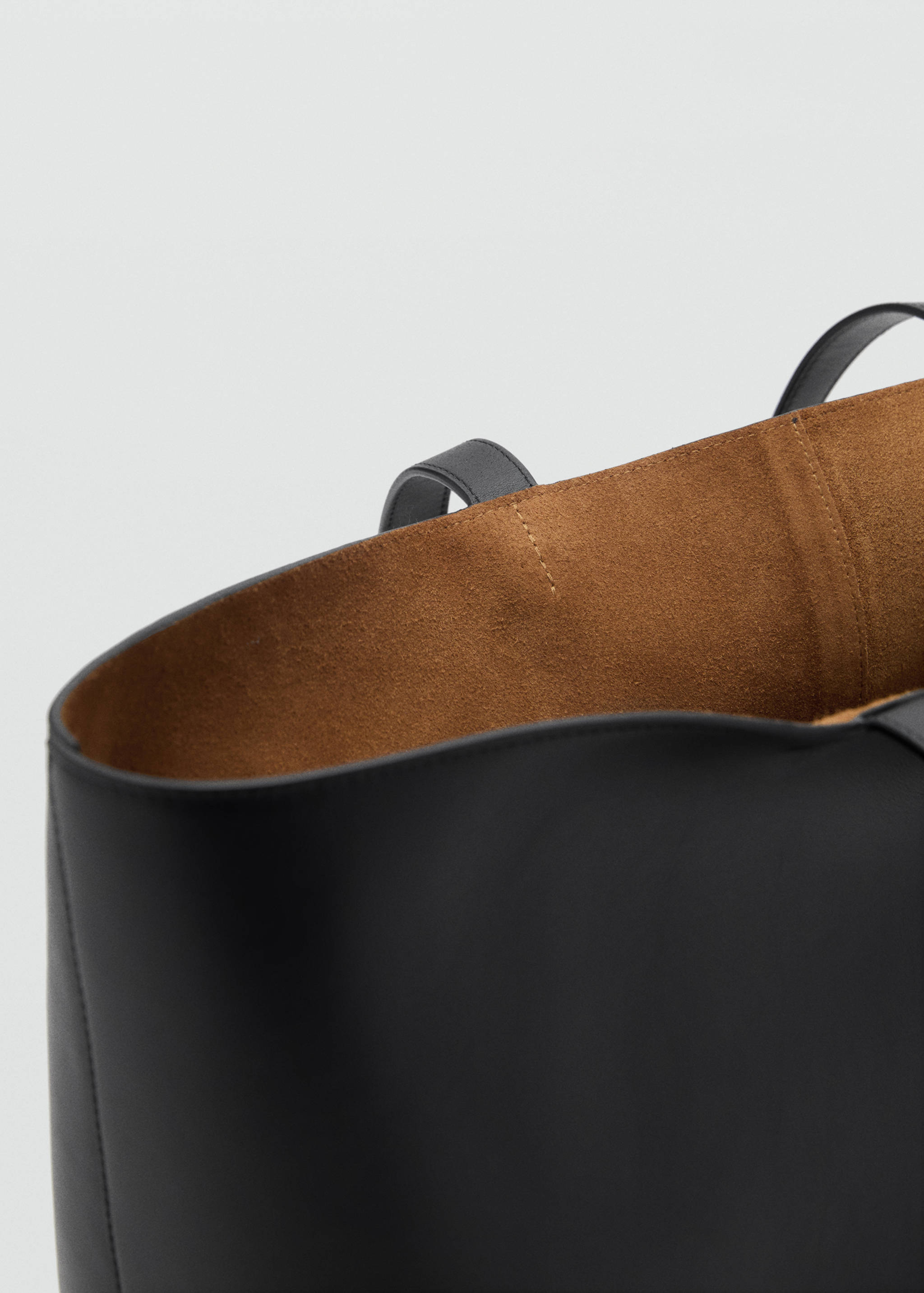 Large leather shopper bag - Details of the article 1