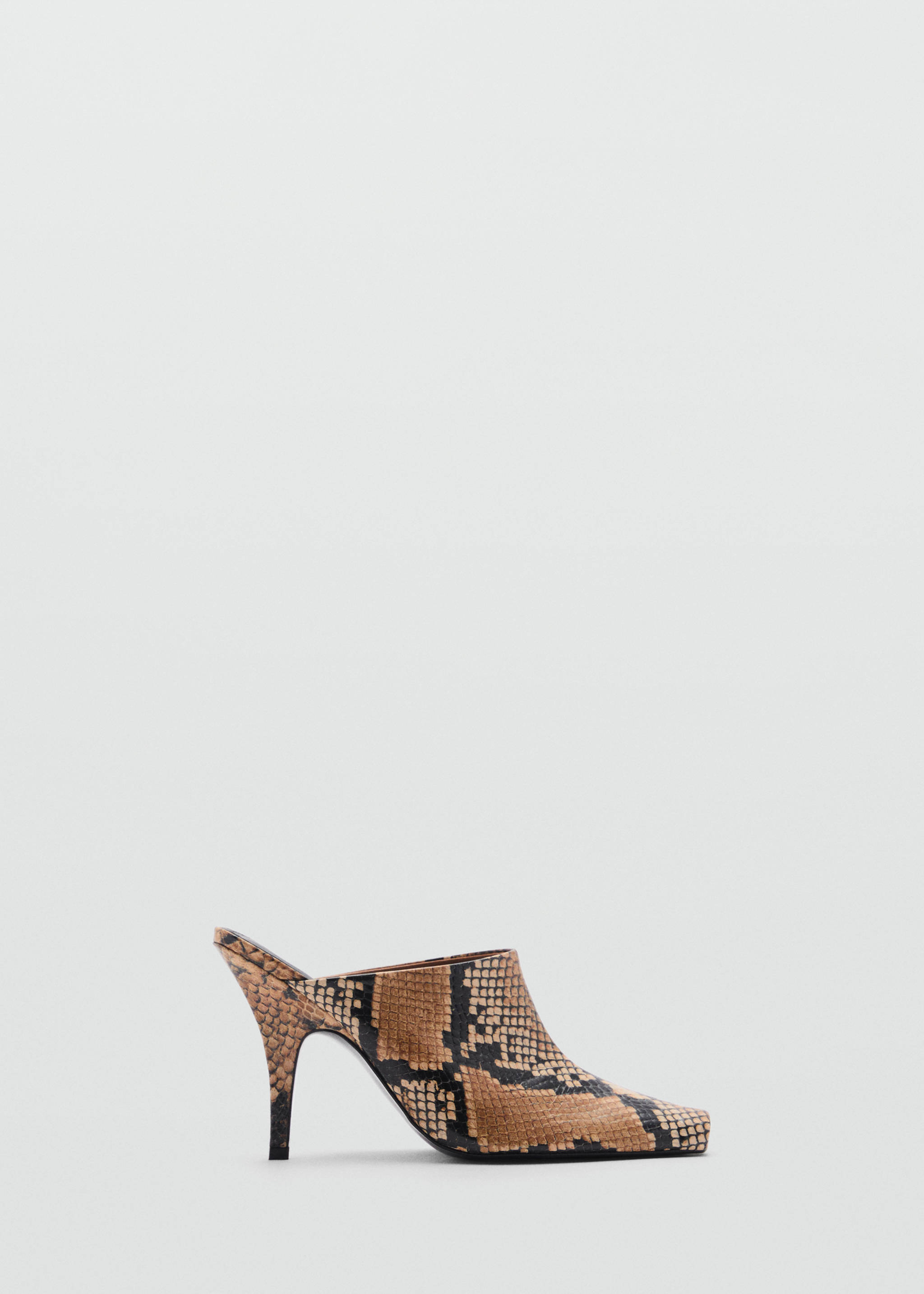 Leder-Slingbacks mit Animal-Print - Artikel ohne Model
