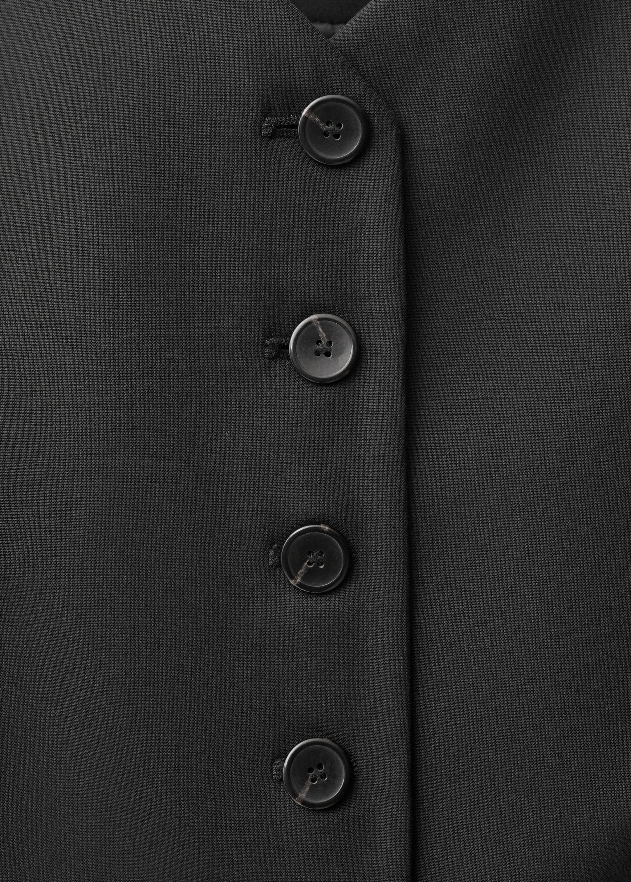 Wool-blend suit waistcoat - Details of the article 8