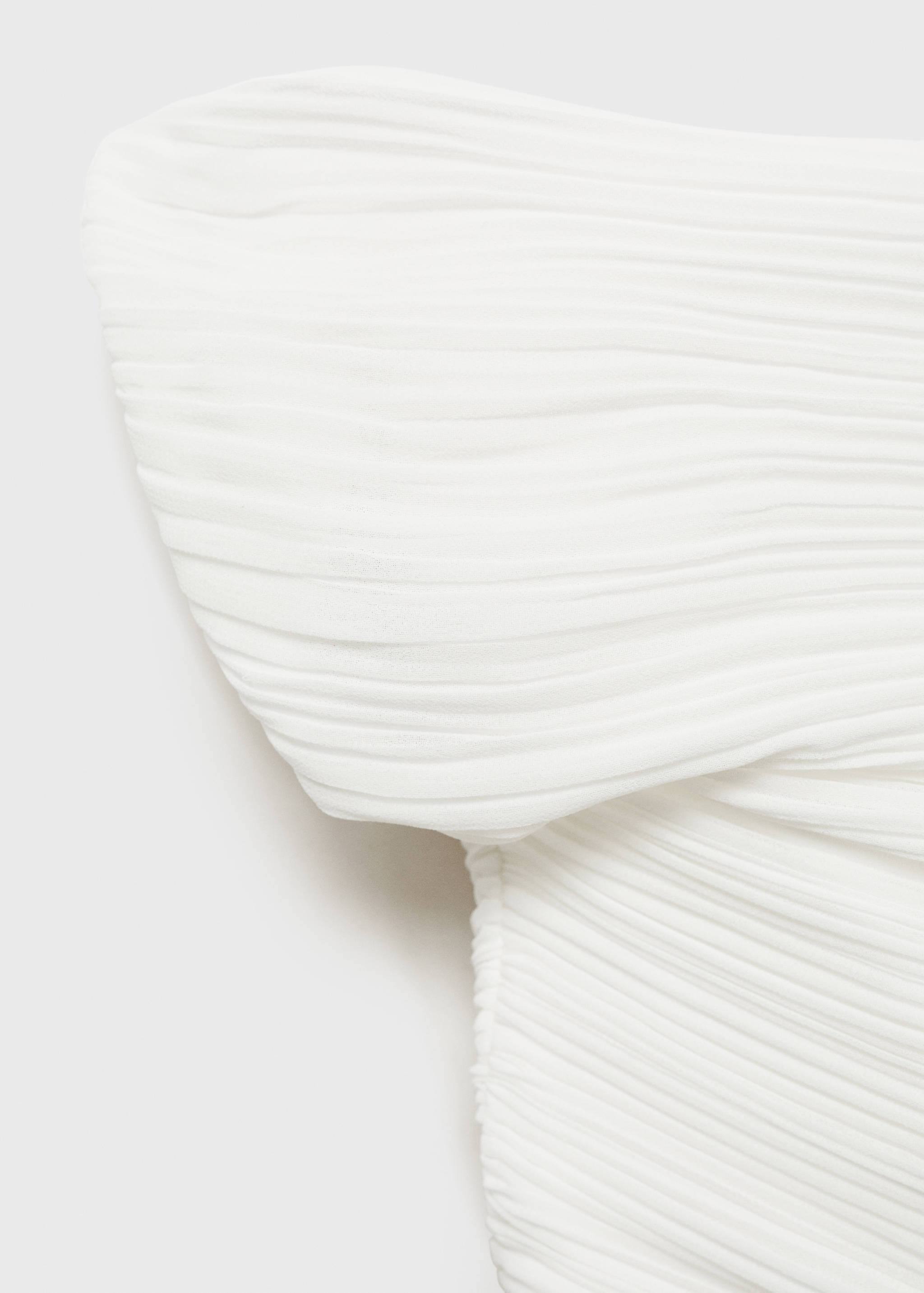 Robe plissée épaules dénudées - Détail de l'article 0