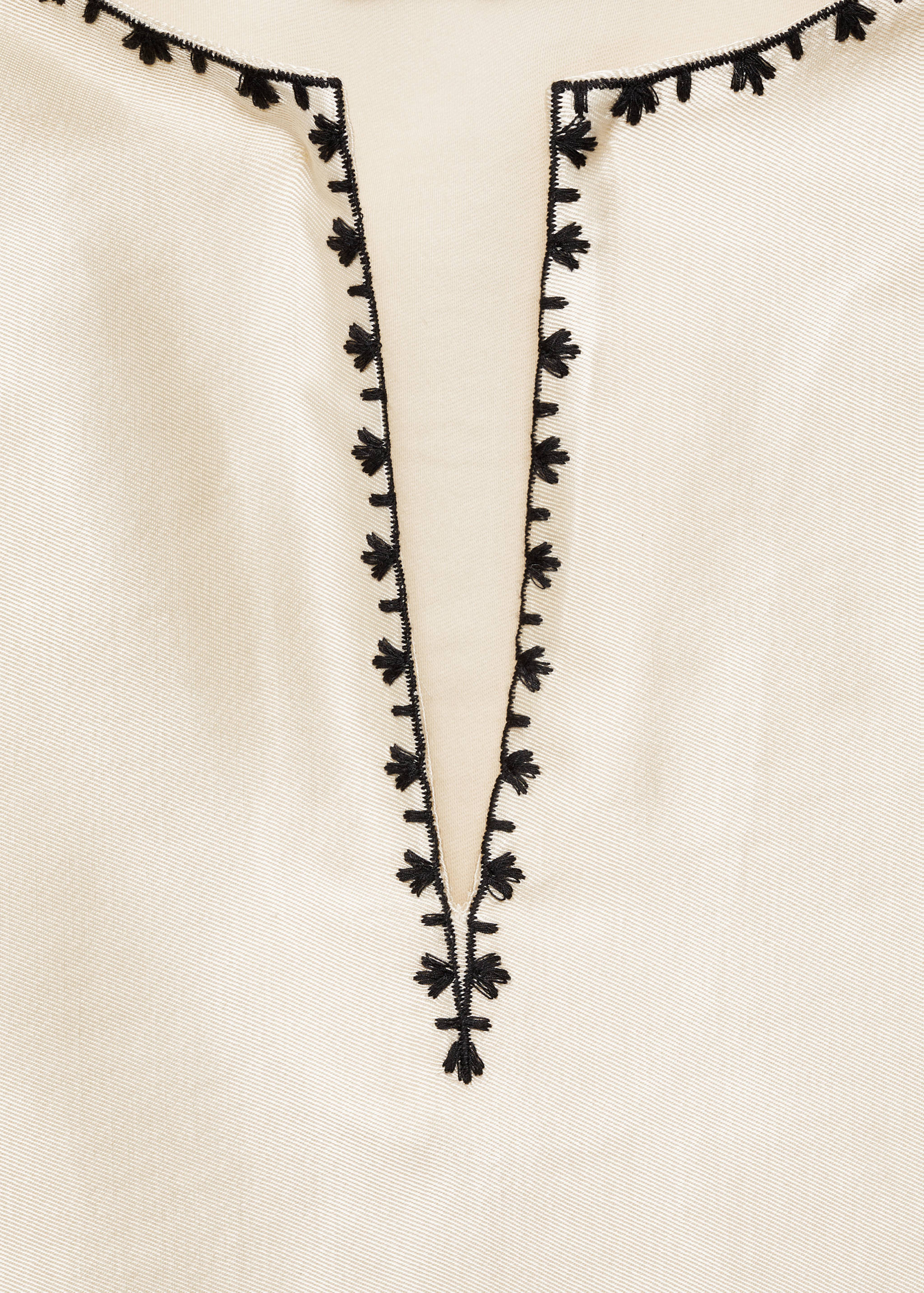 Embroidered satin blouse - Details of the article 8