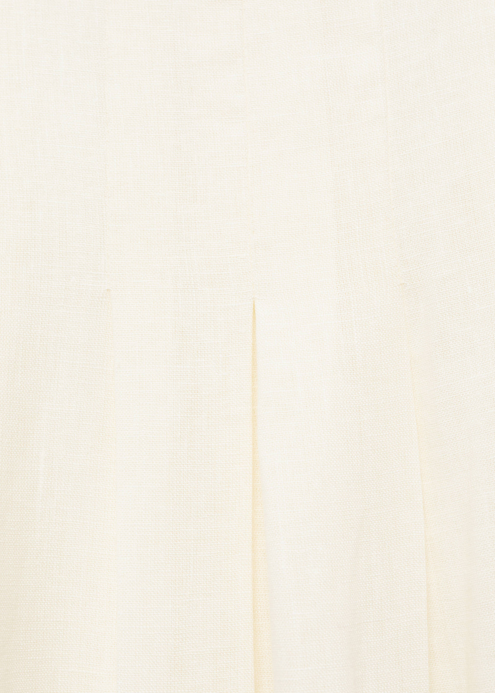 Rok linen panjang dengan lipit - Rincian barang 8