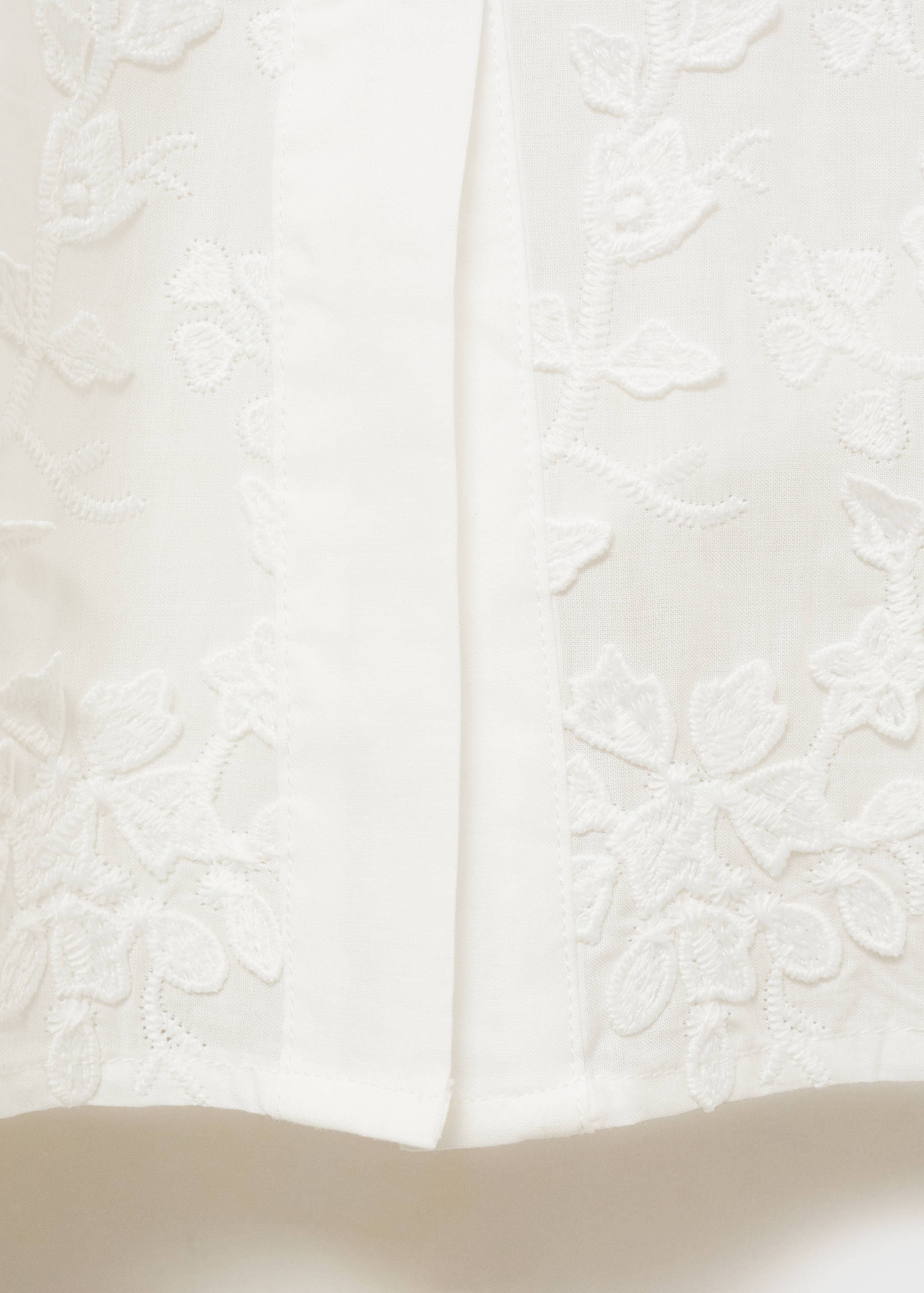 Chemise brodée manches courtes - Détail de l'article 0