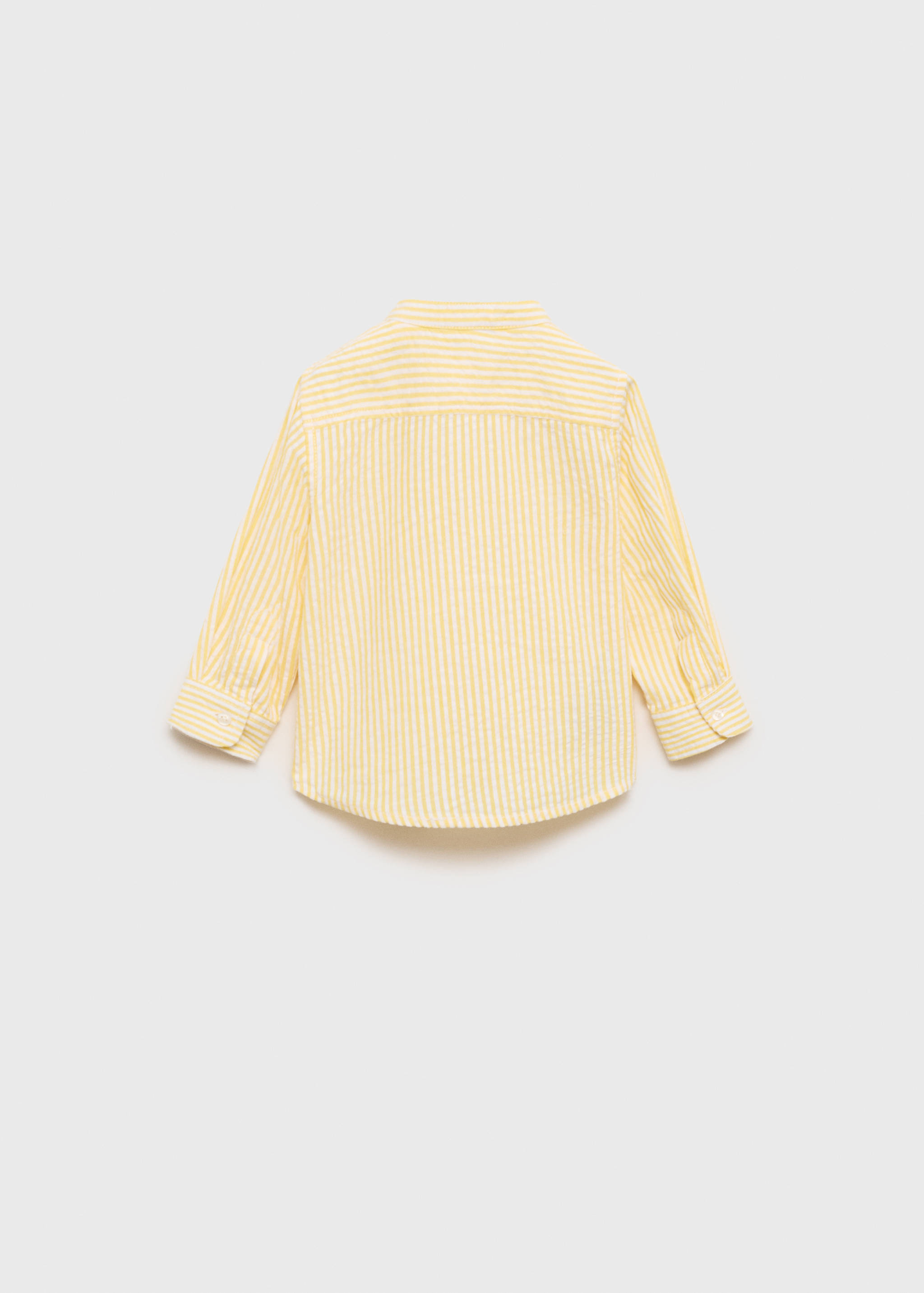 Fine-stripe shirt - Reverse of the article