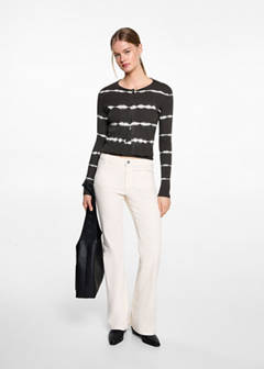 Fine-knit cardigan — Charcoal 3